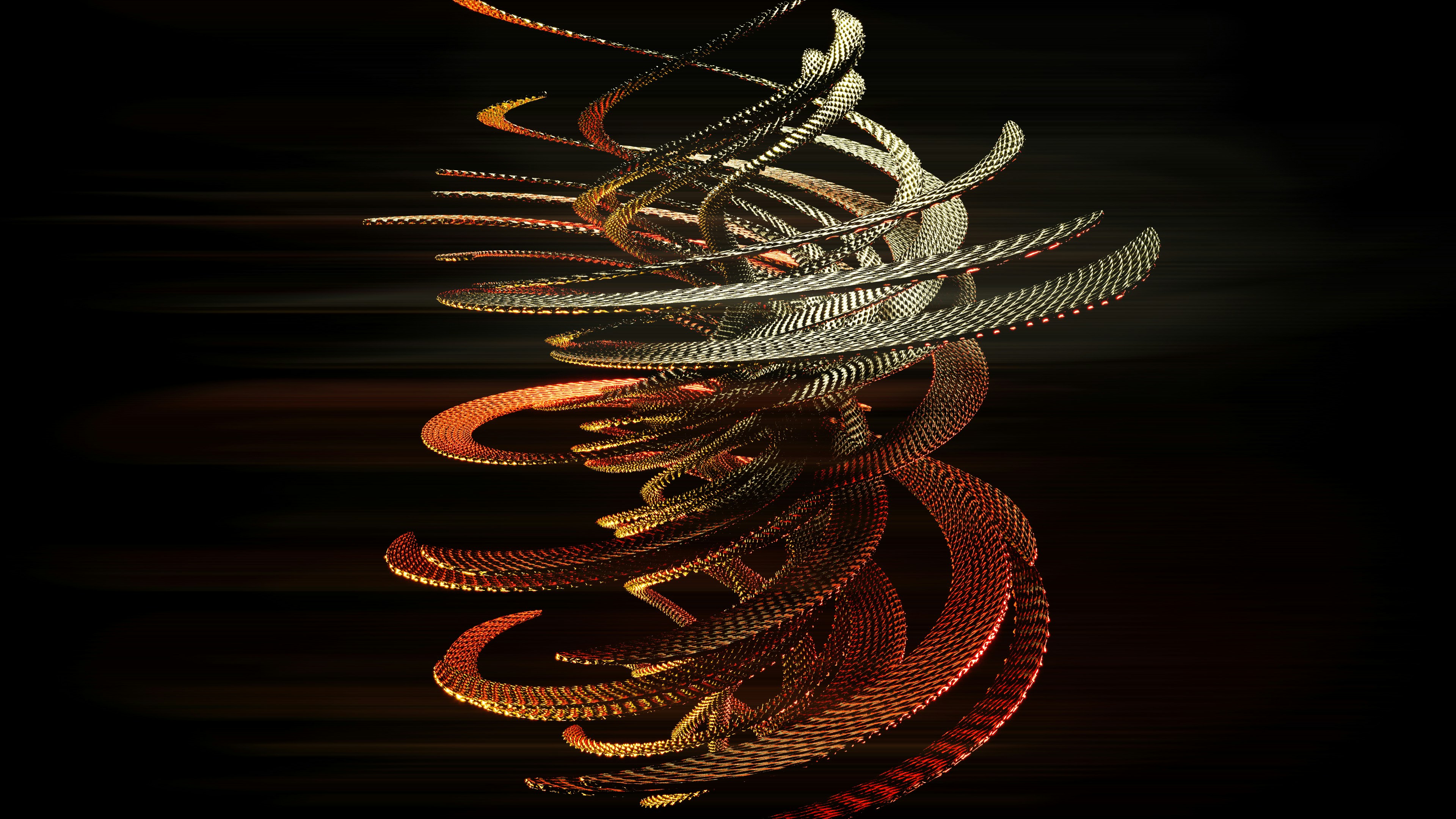 a group of metal objects sitting on top of a table