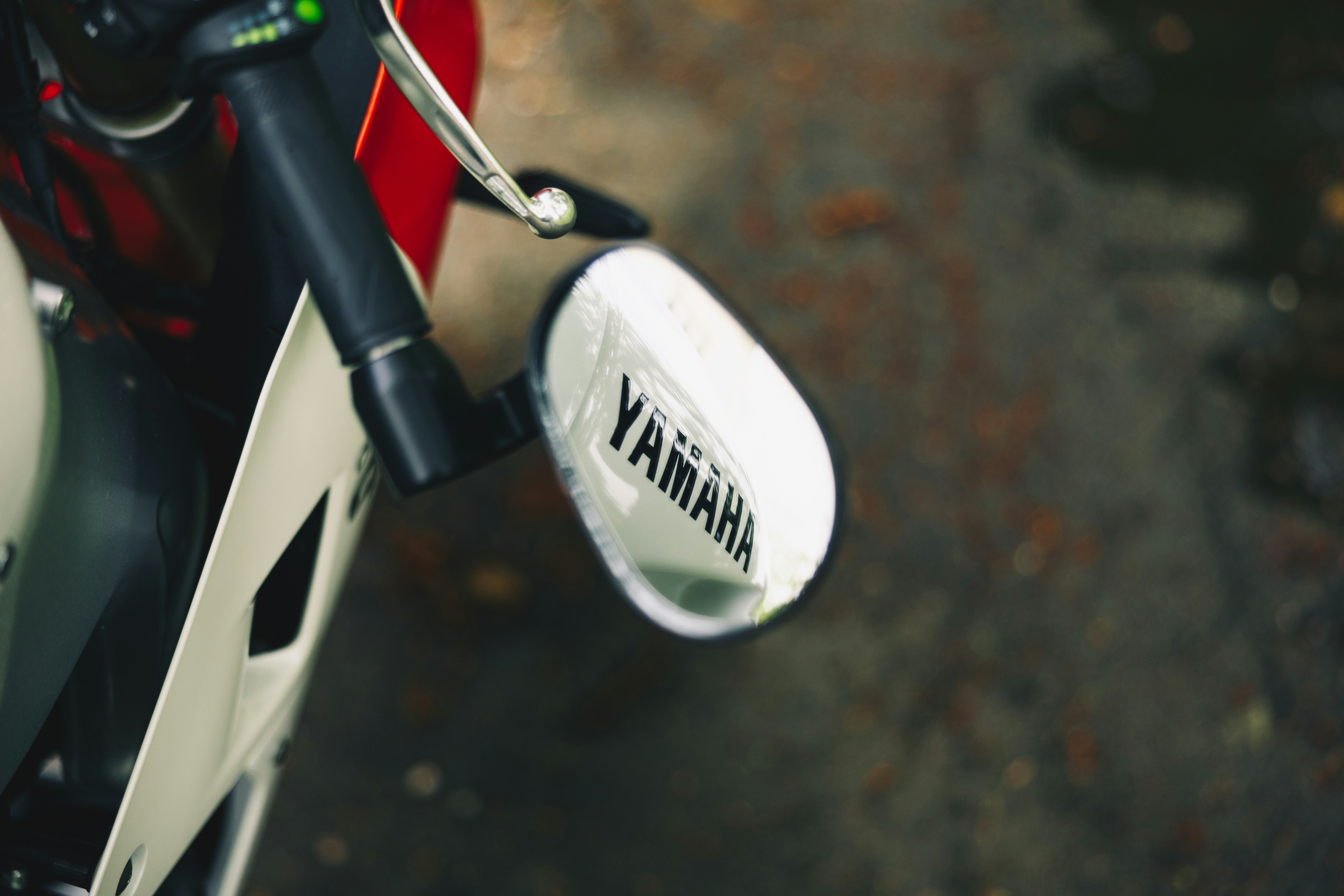 a close up of the handlebars of a motorcycle