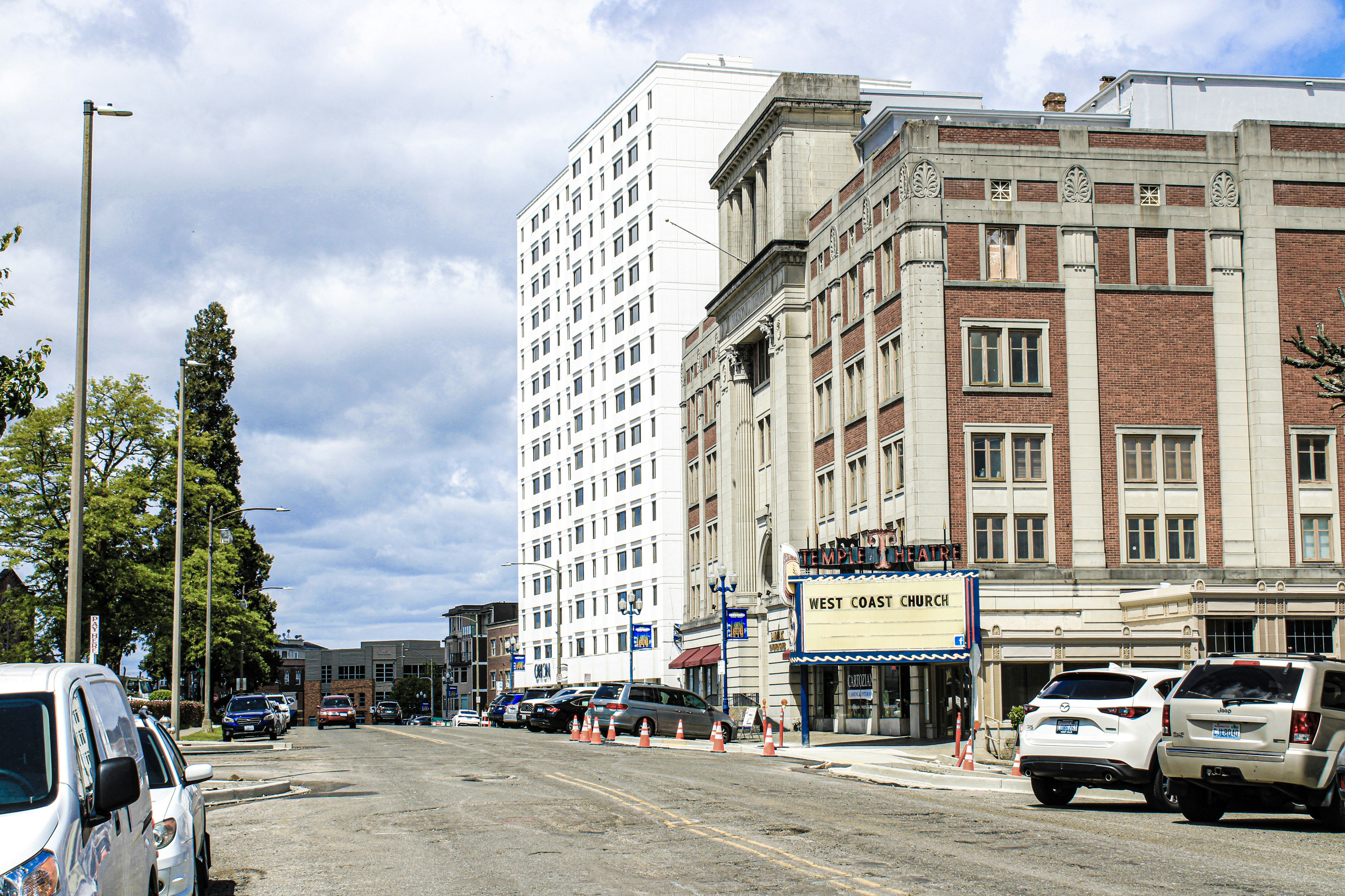 Tacoma street scene resembling Gothenburg