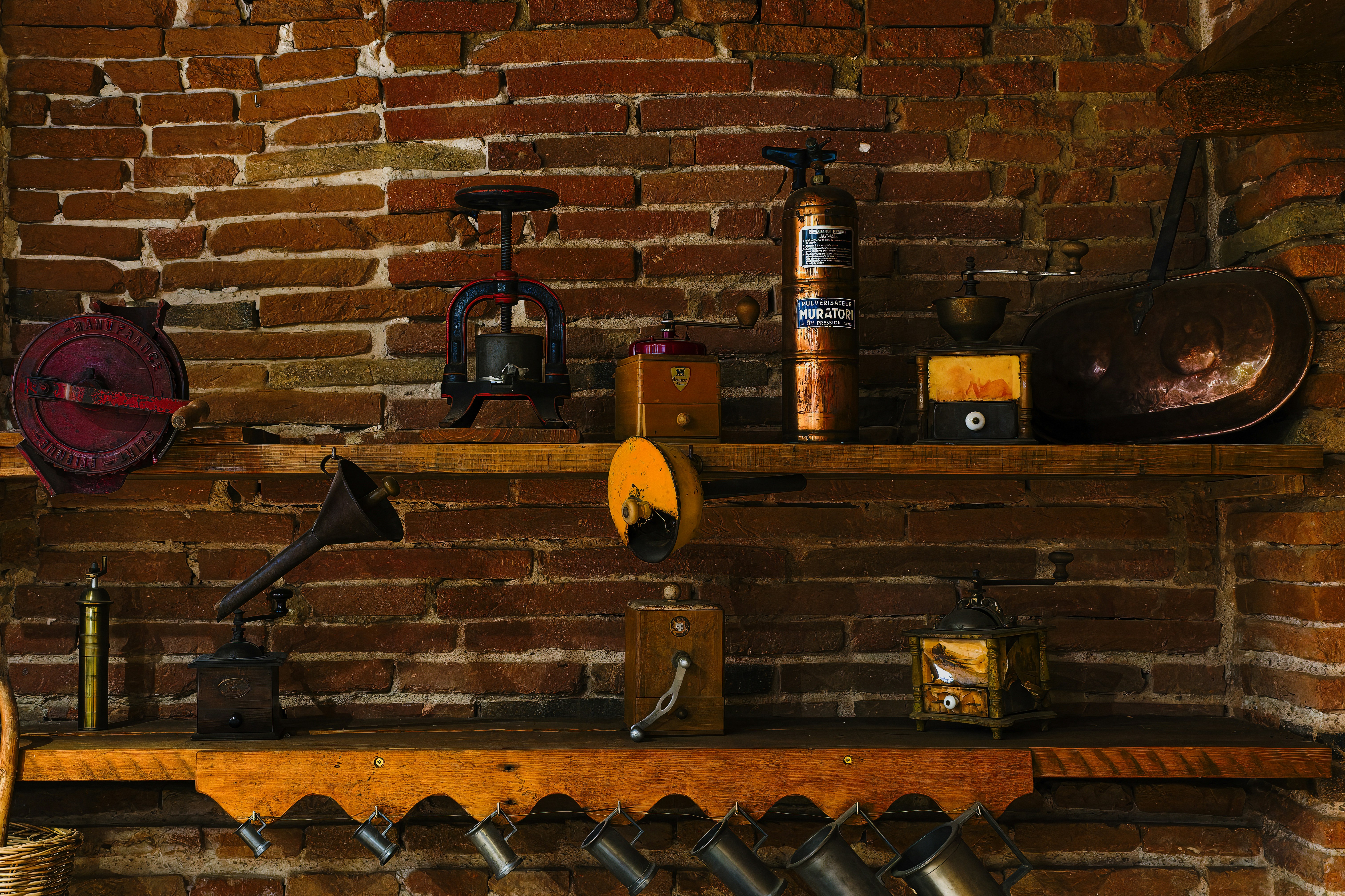 Barbershop interior with vintage decor