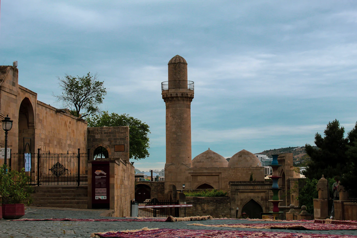 Winding streets inside Baku's ancient Old City