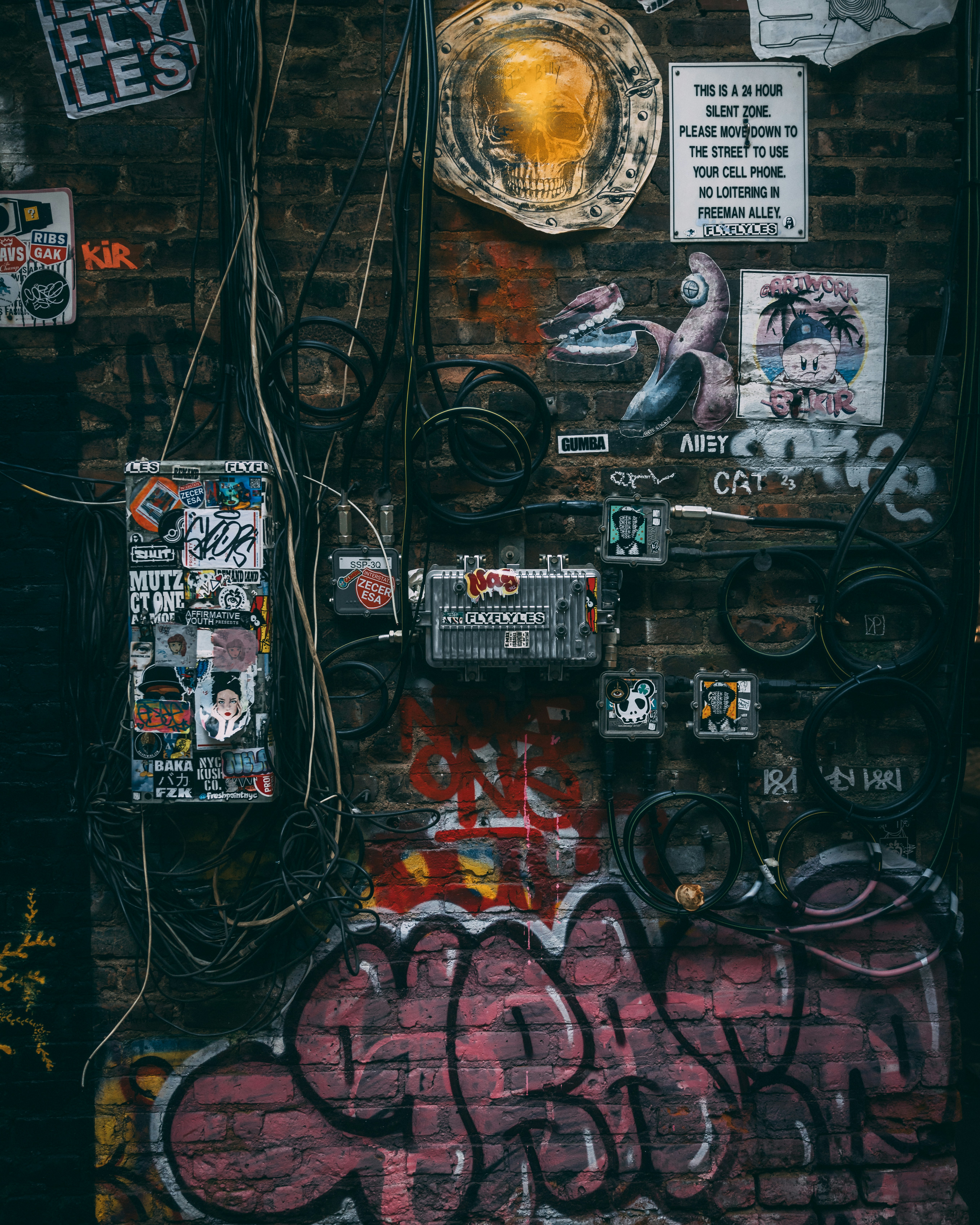 Graffiti SAMO sur un mur de New York