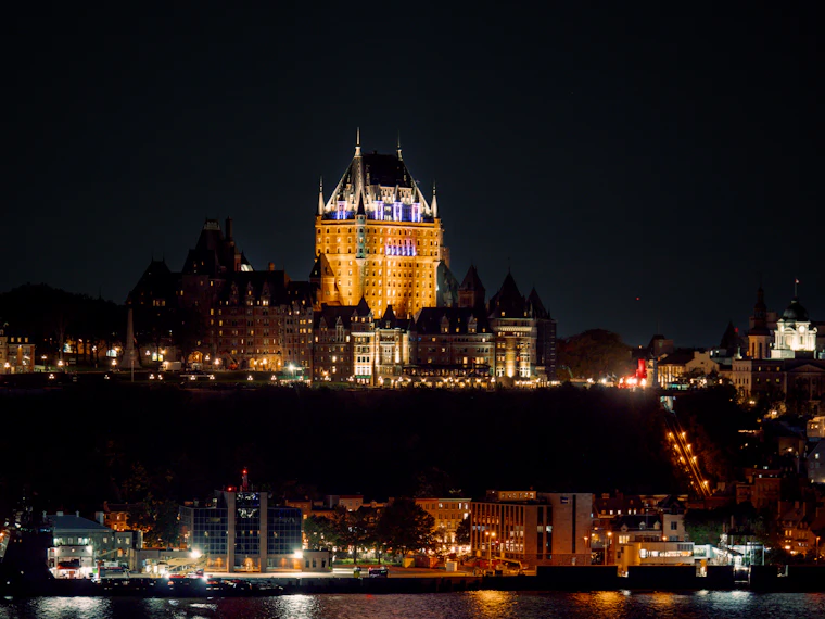 Château Frontenac by night, Québec City