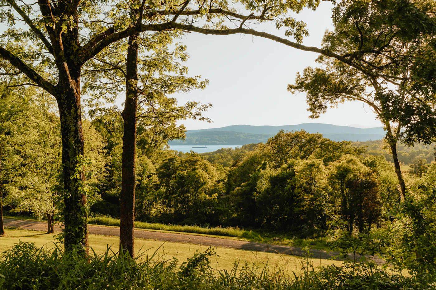 A Hudson Valley landscape in early evening light