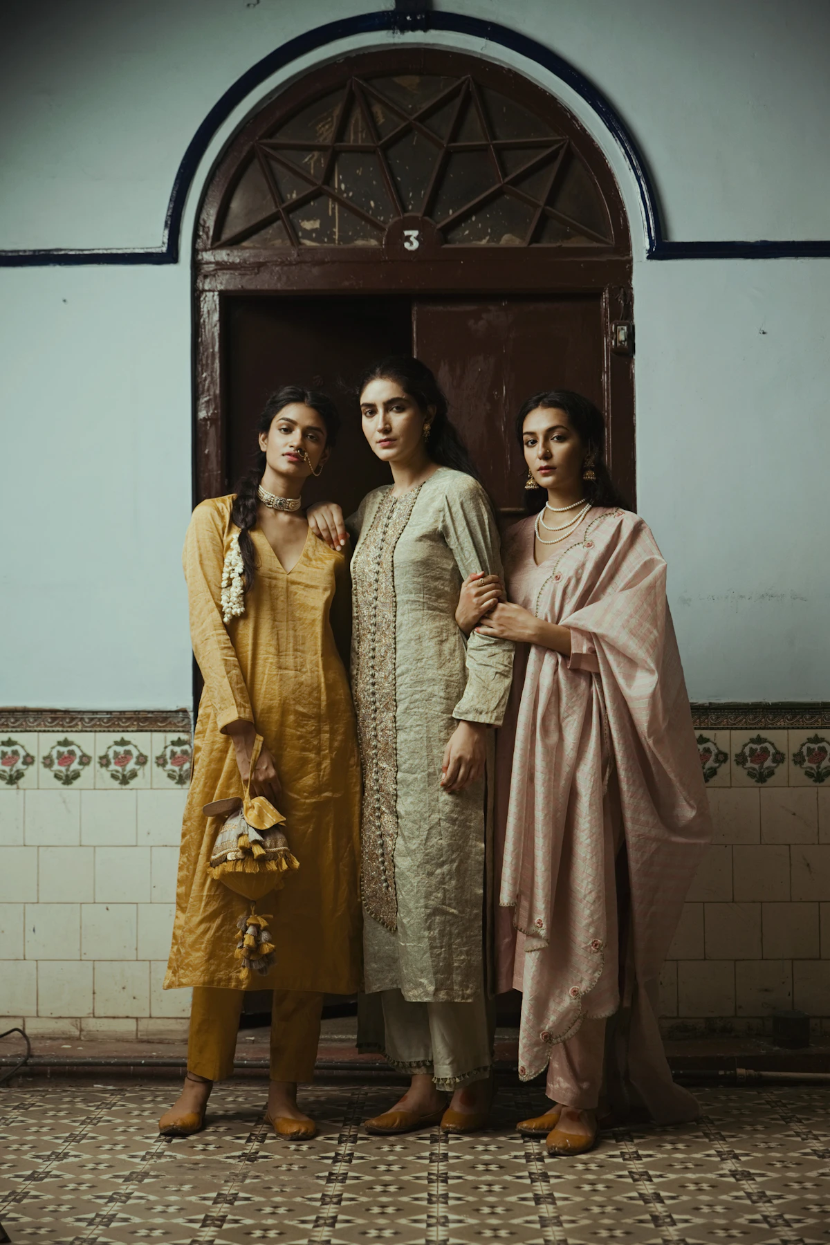 Aranya Long Kurta detail