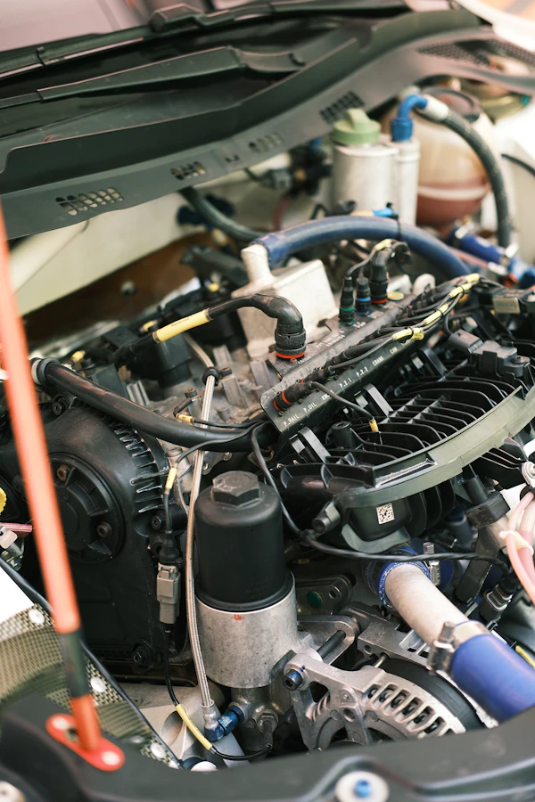 Car steering and interior check