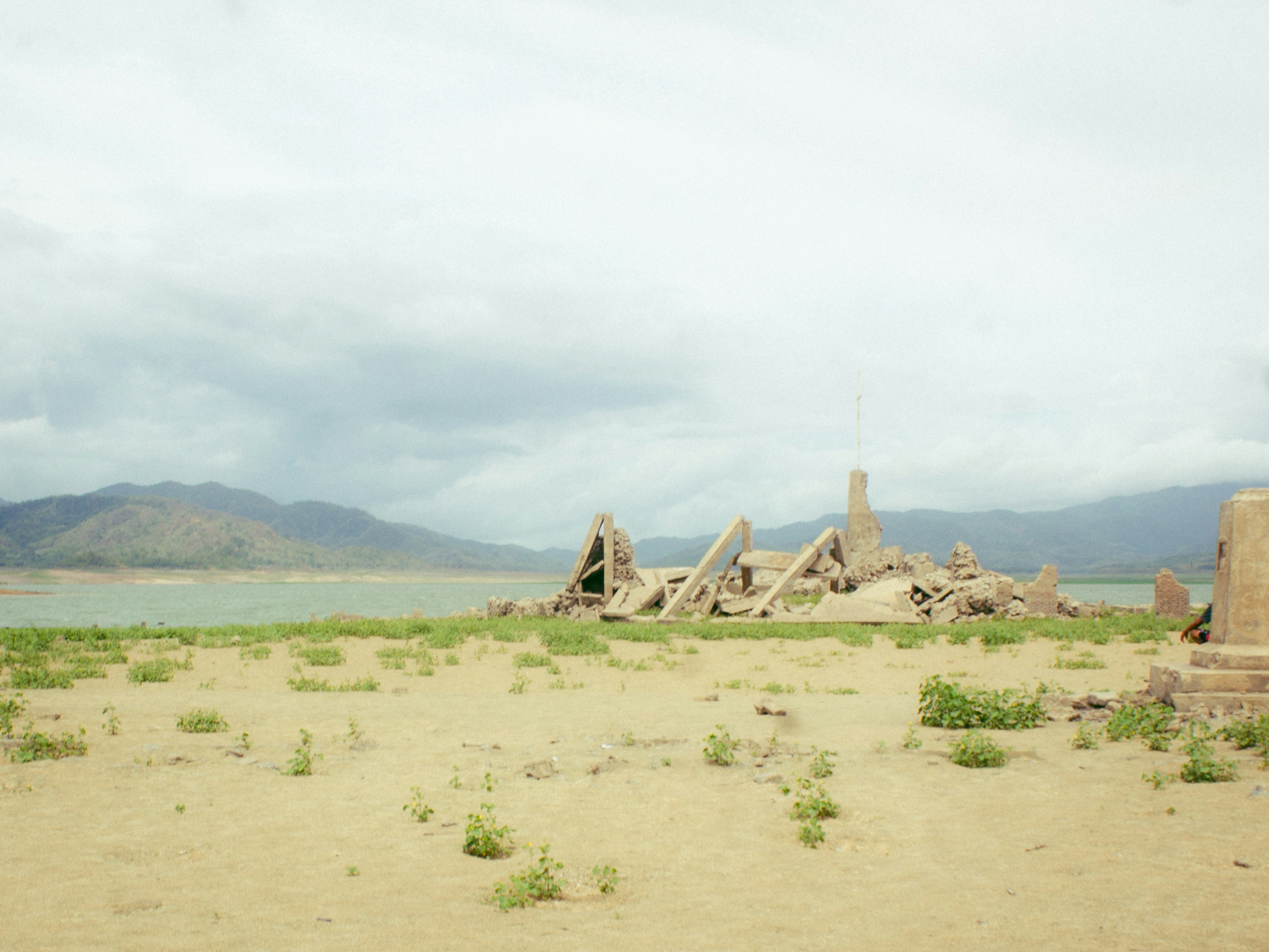Historical ruins and plains of the old Adobe Walls trading post