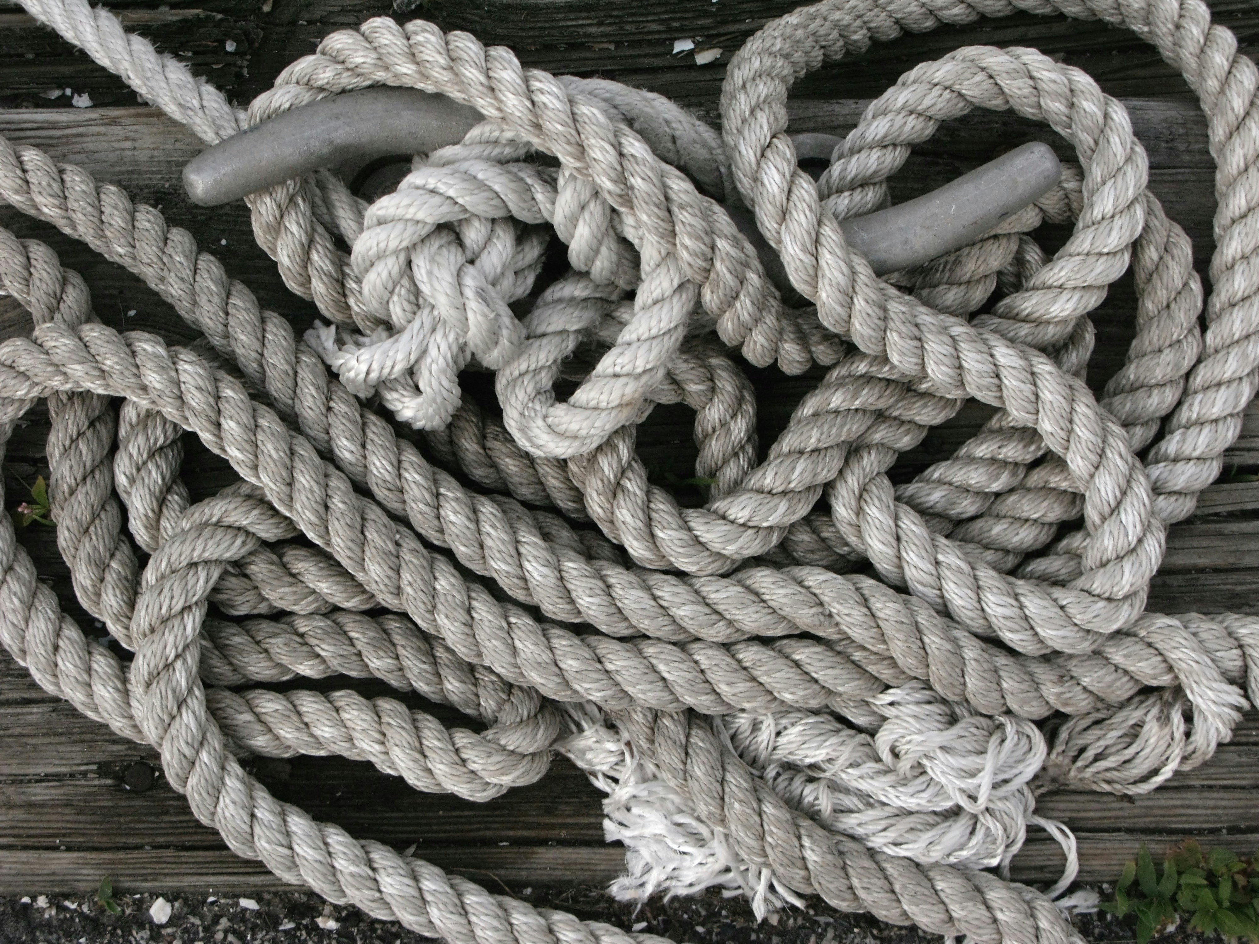 A close up of a rope on a wooden surface photo – Free Sailing Image on ...