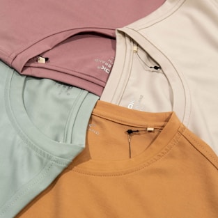 a close up of a shirt on a table