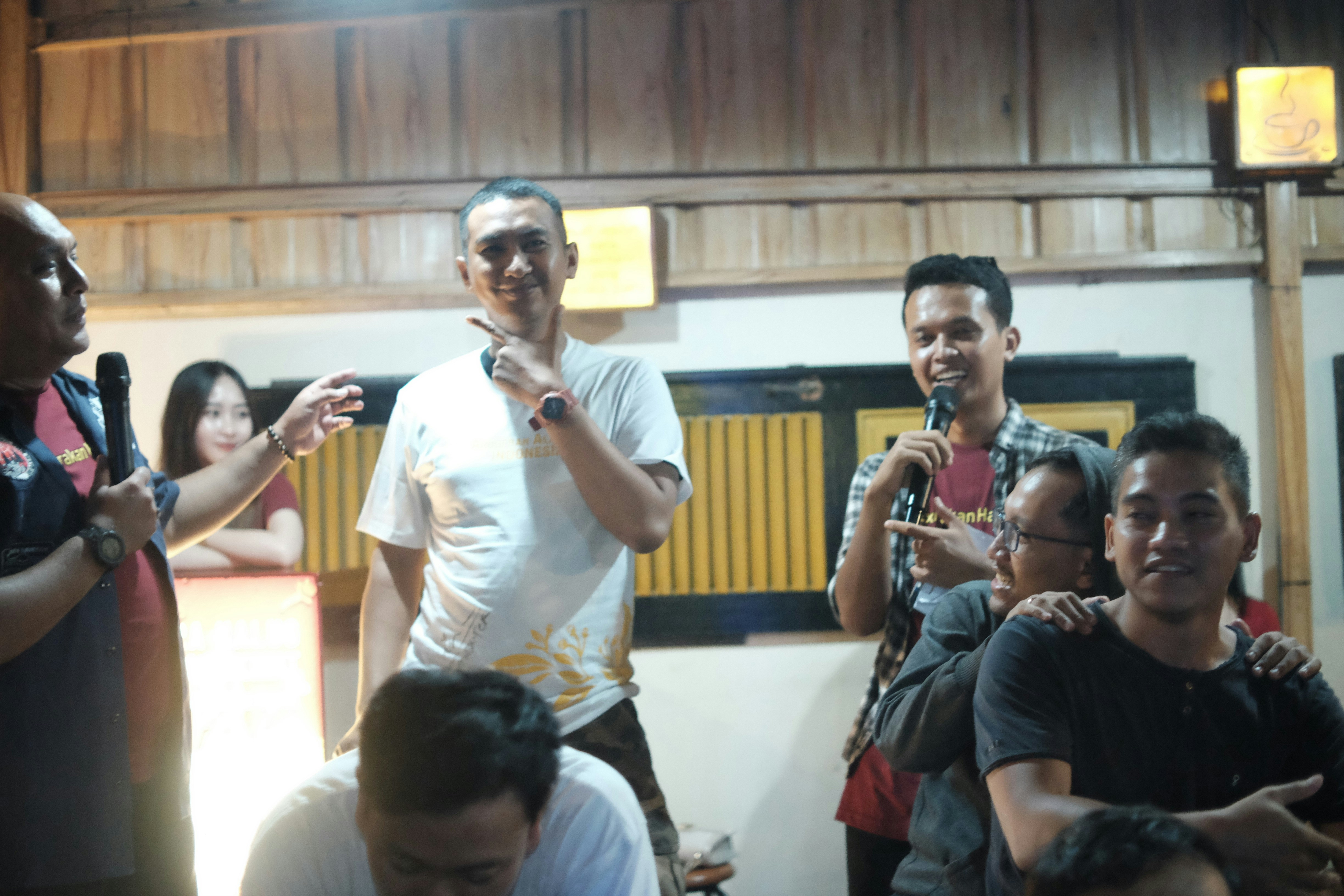 Local chapter meeting with small group of professionals in casual networking setting