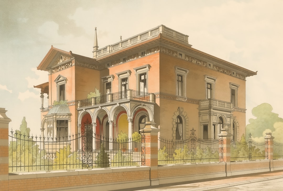 , Title: Villa, Zürich: Perspektive (aus: Moderne Architektur, hrsg. Lambert & Stahl, Stuttgart 1891) Creator: Alfred Friedrich Bluntschli Lambert & Stahl (Stuttgart) Date: 1891 Providing institution: Museum of Architecture at Berlin Institute of Technology Aggregator: German Digital Library Providing Country: Germany CC0 Villa, Zürich: Perspektive (aus: Moderne Architektur, hrsg. Lambert & Stahl, Stuttgart 1891) by Alfred Friedrich Bluntschli - Museum of Architecture at Berlin Institute of Technology, Germany - CC0.