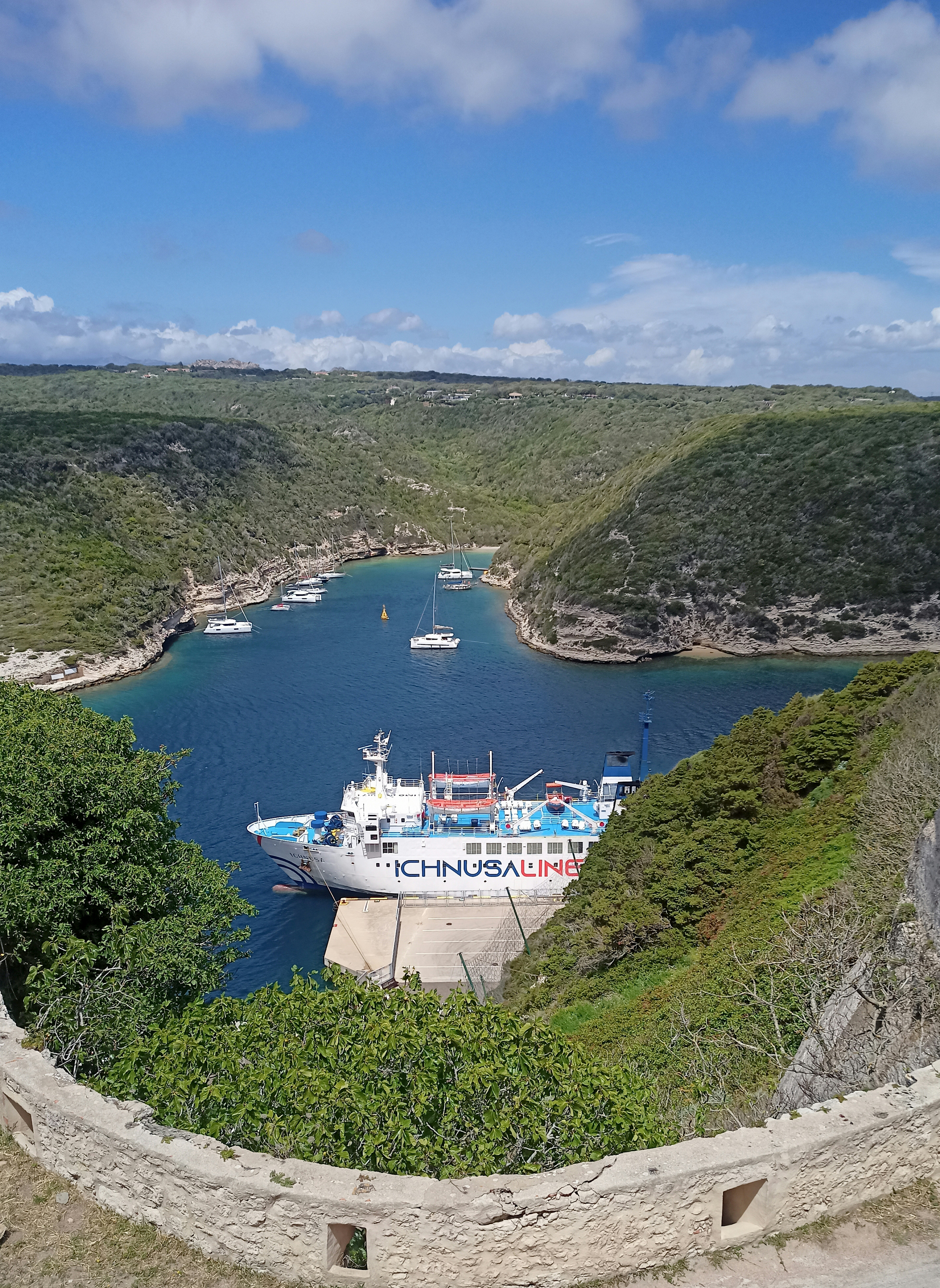 a large boat in a large body of water