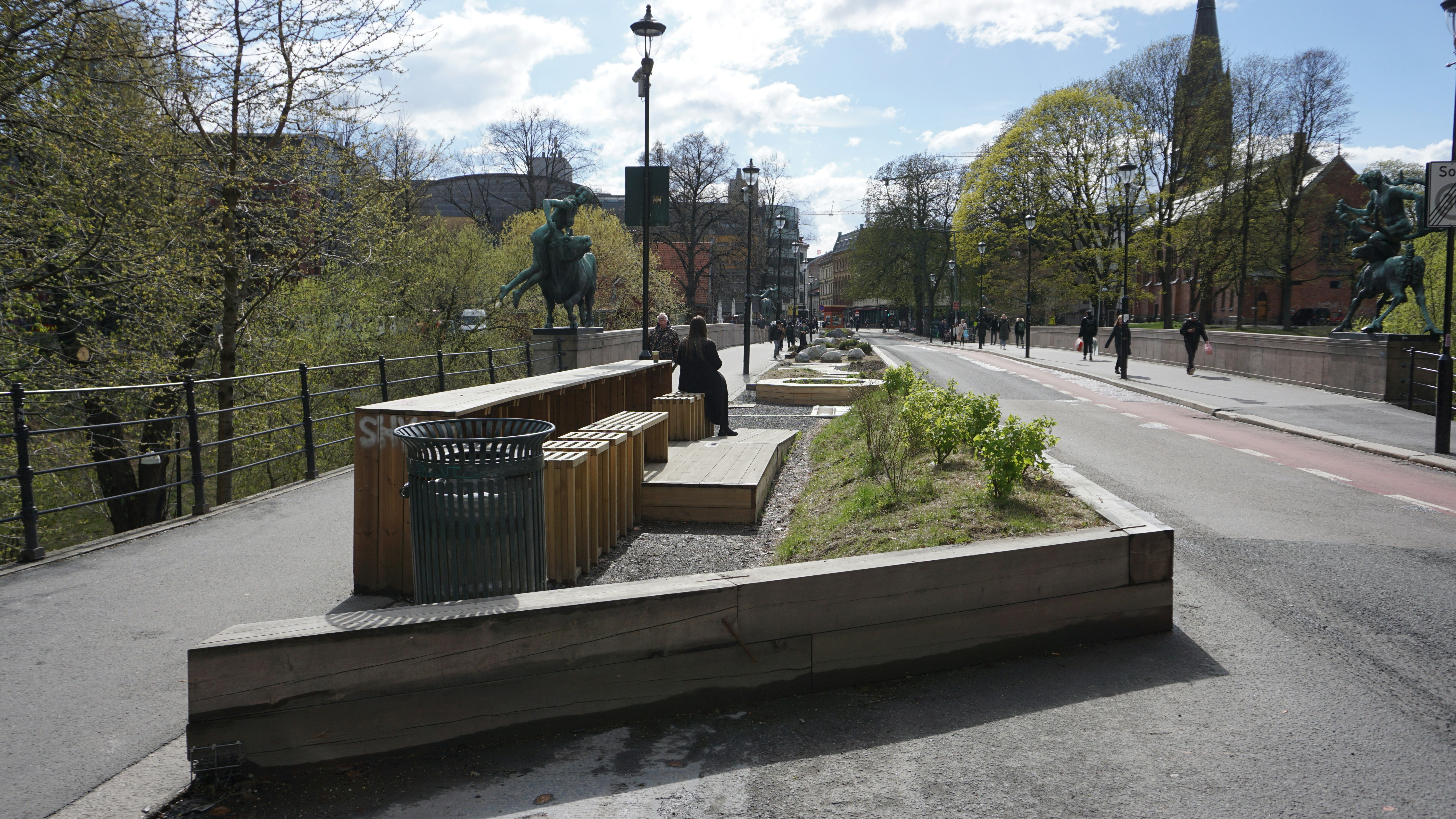 On-street parking space