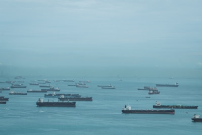 a large body of water filled with lots of boats