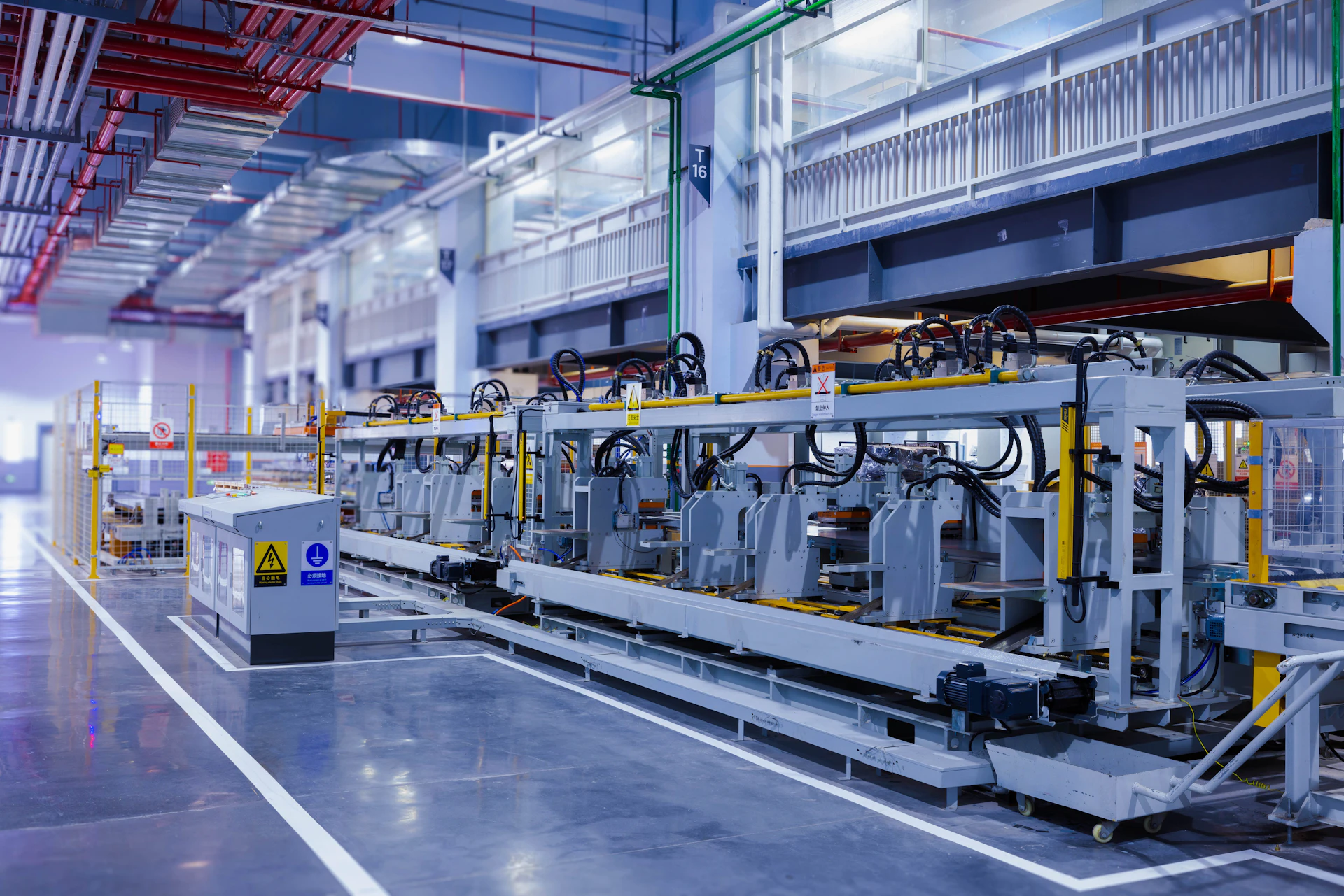 Línea automatizada de manufactura