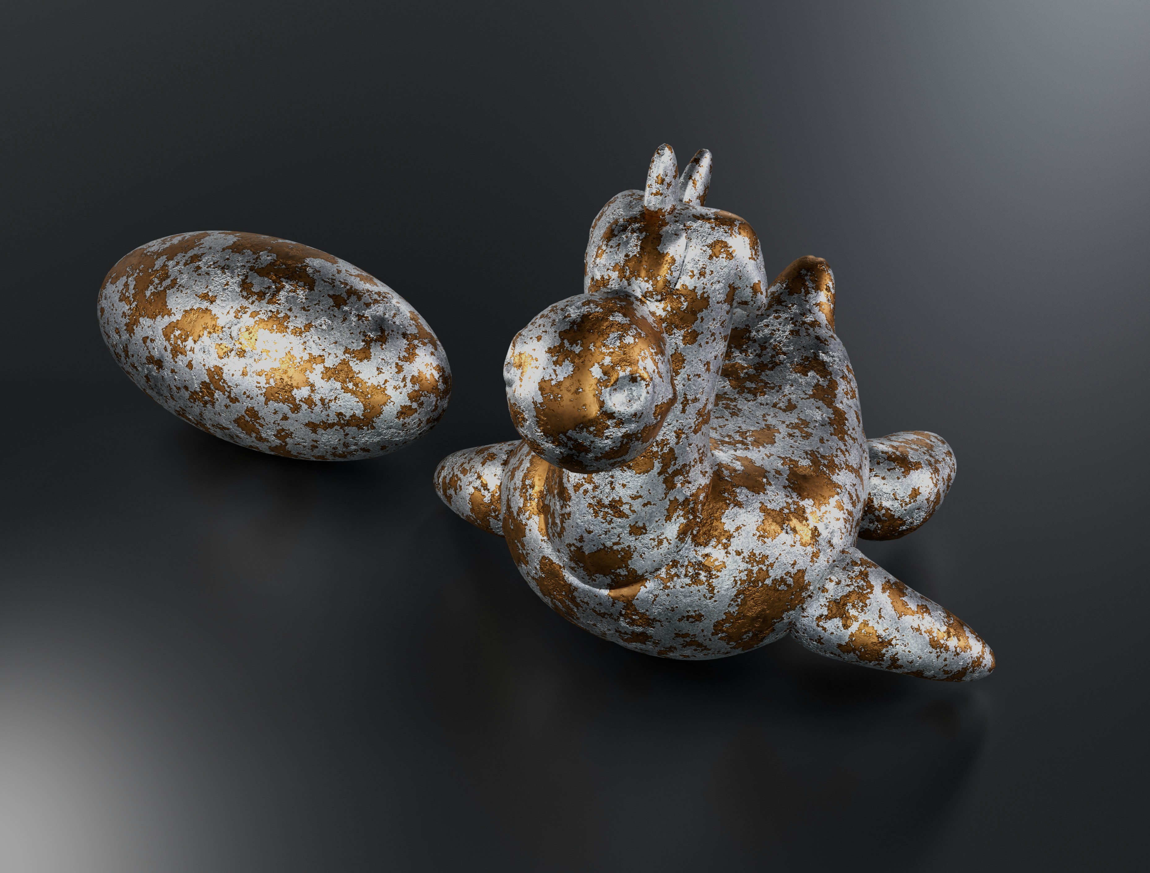 A close up of a stuffed animal on a table