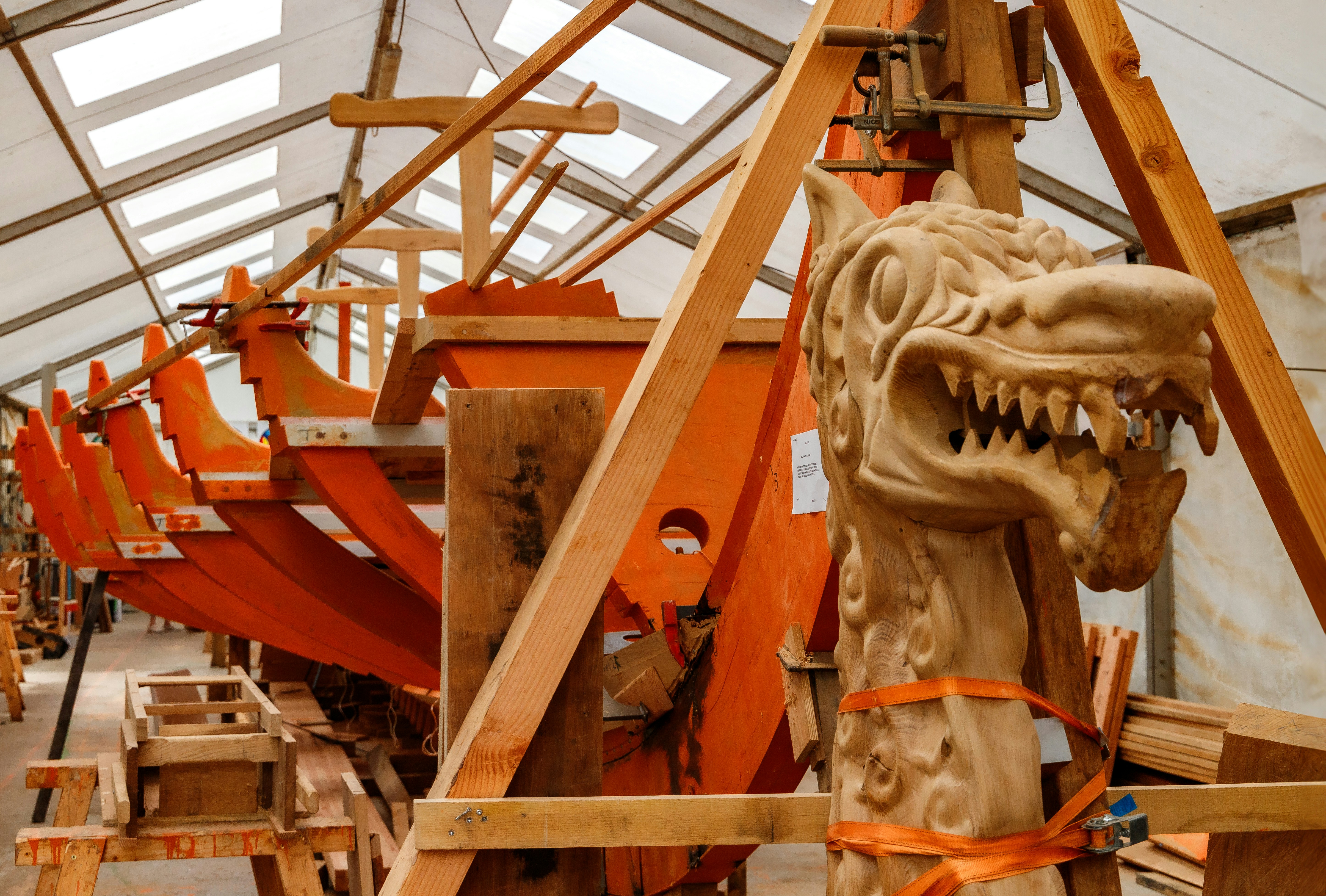 Navire Viking.  Norvège.