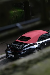 a car parked on the side of the road