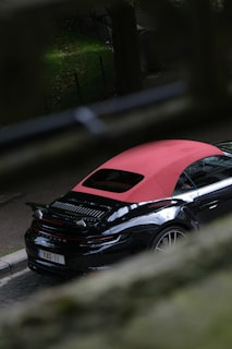 a car parked on the side of the road