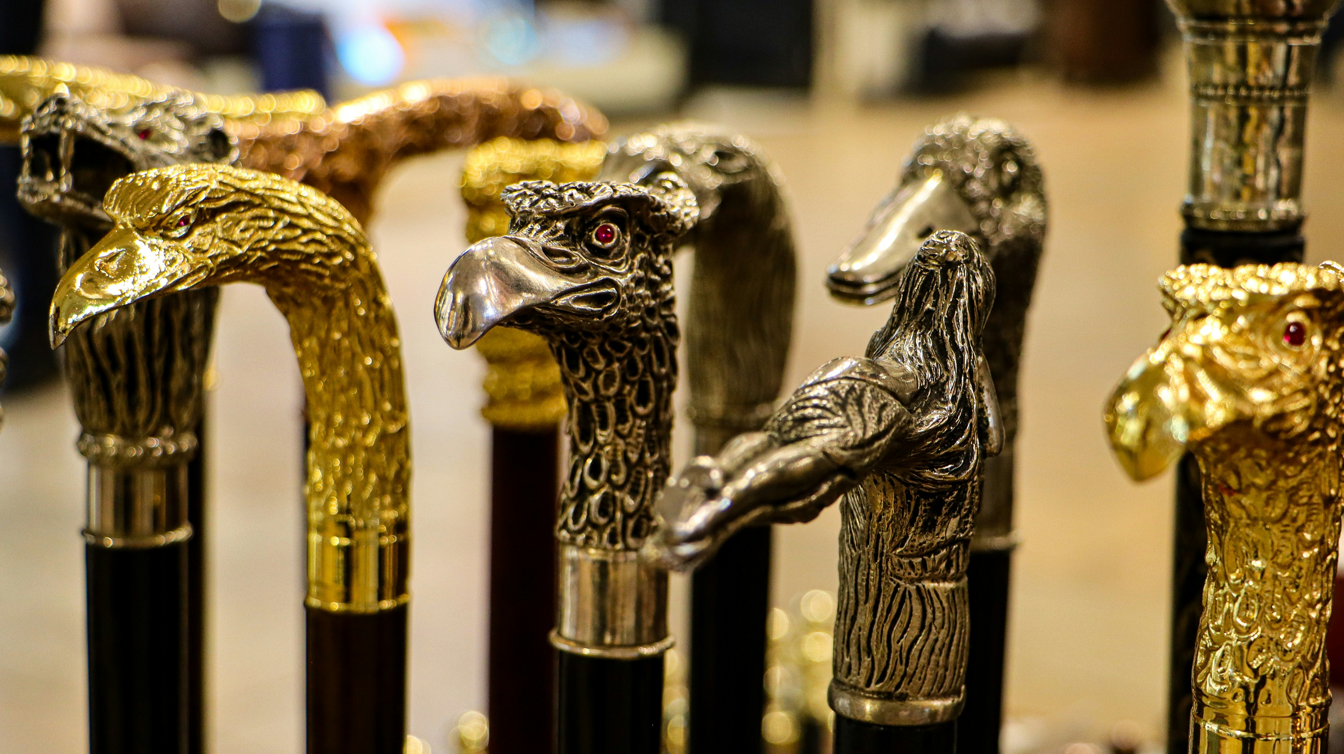 a close up of a group of pens with animals on them