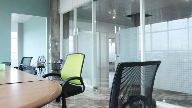 Corporate conference room with integrated AV