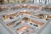 a large library filled with lots of books