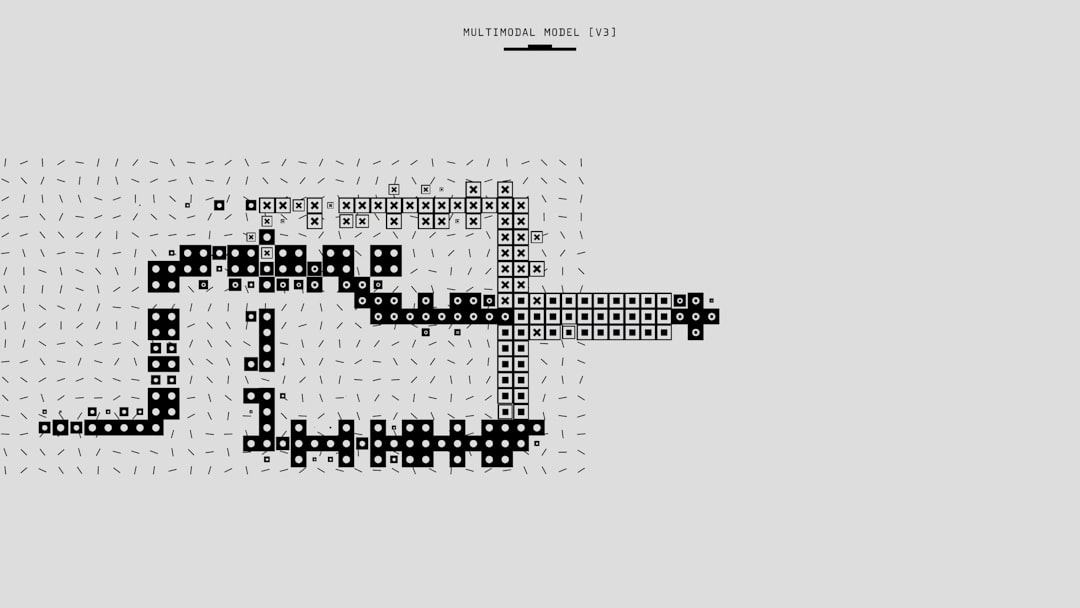 a black and white image of a computer keyboard, An artist’s illustration of artificial intelligence (AI). This image exp