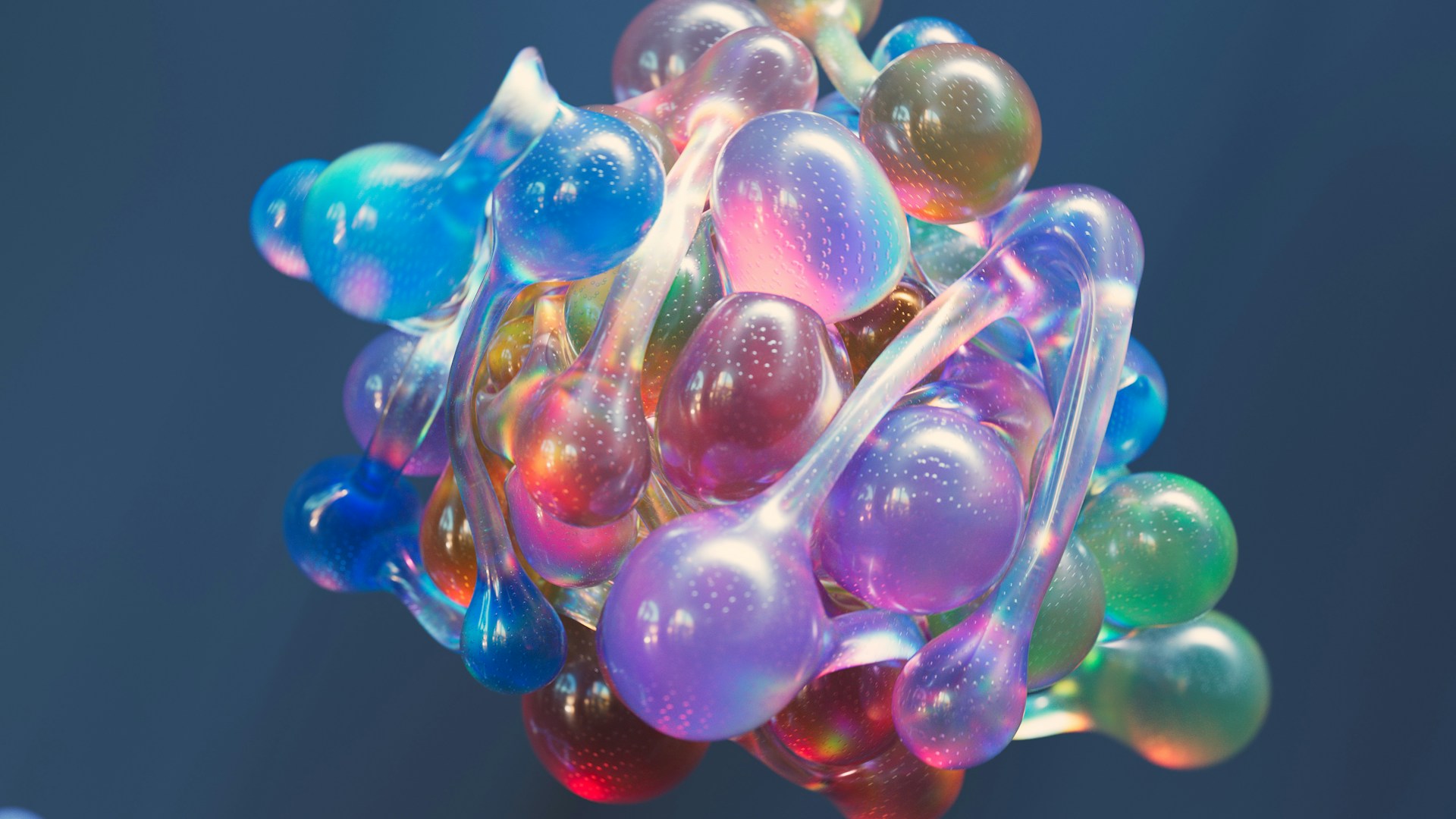 a bunch of balloons that are in the air