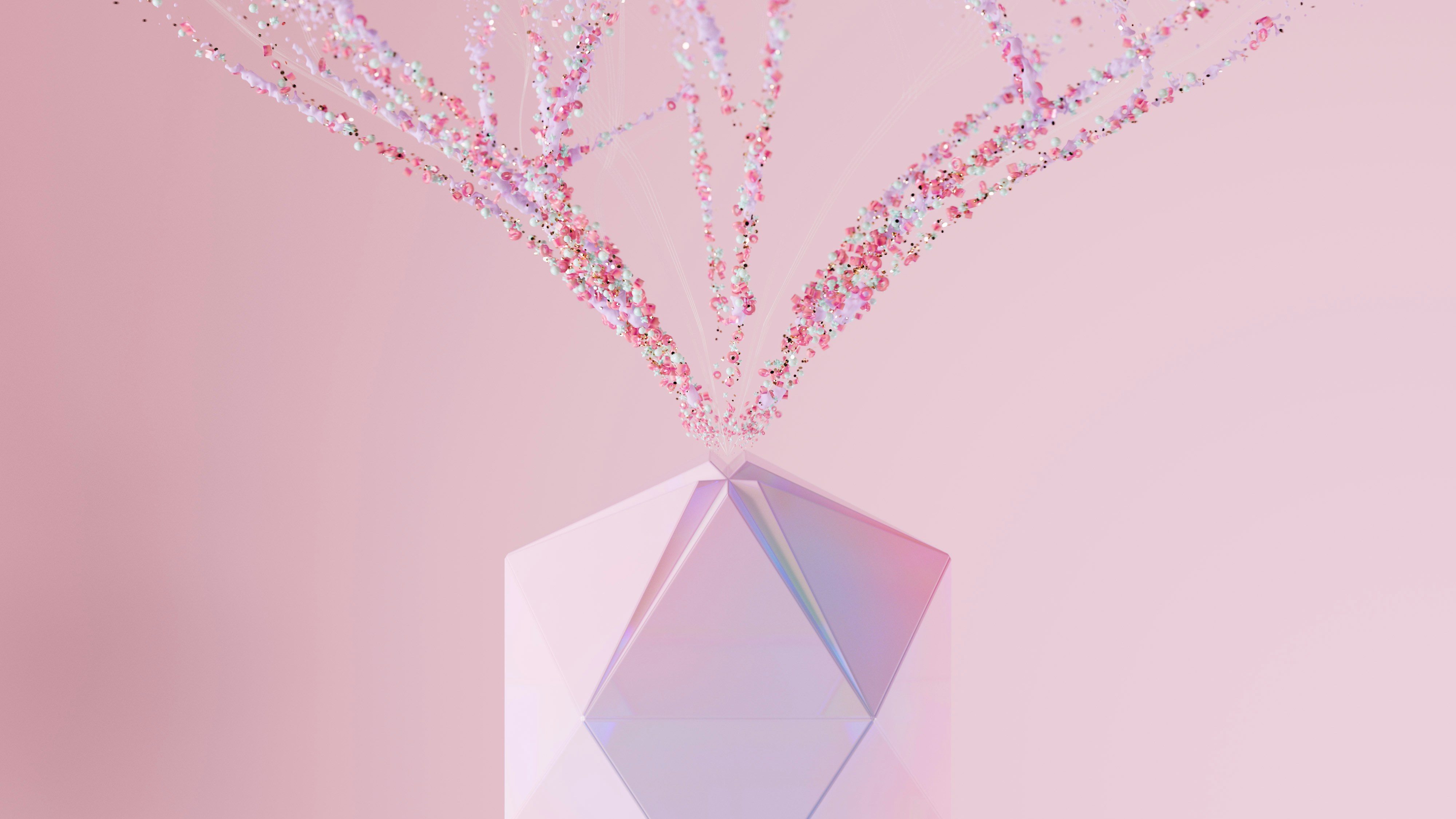 An artist’s illustration of artificial intelligence (AI). This image explores multimodal models. It was created by Twistedpoly as part of the Visualising AI project launched by Google DeepMind.