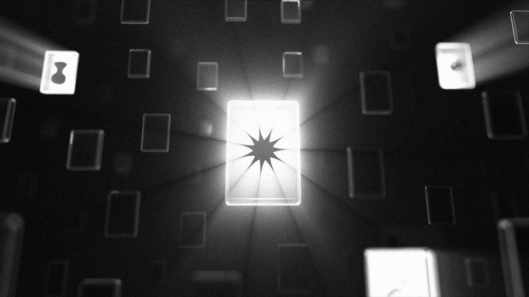 a black and white photo of a star in the middle of a room, An artist’s illustration of artificial intelligence (AI). This image explores generative AI and how it can empower humans with creativity. It was created by Winston Duke as part of the Visualising AI project launched by Google DeepMind.