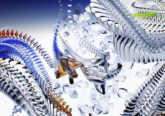 a computer generated image of a bird flying through the air