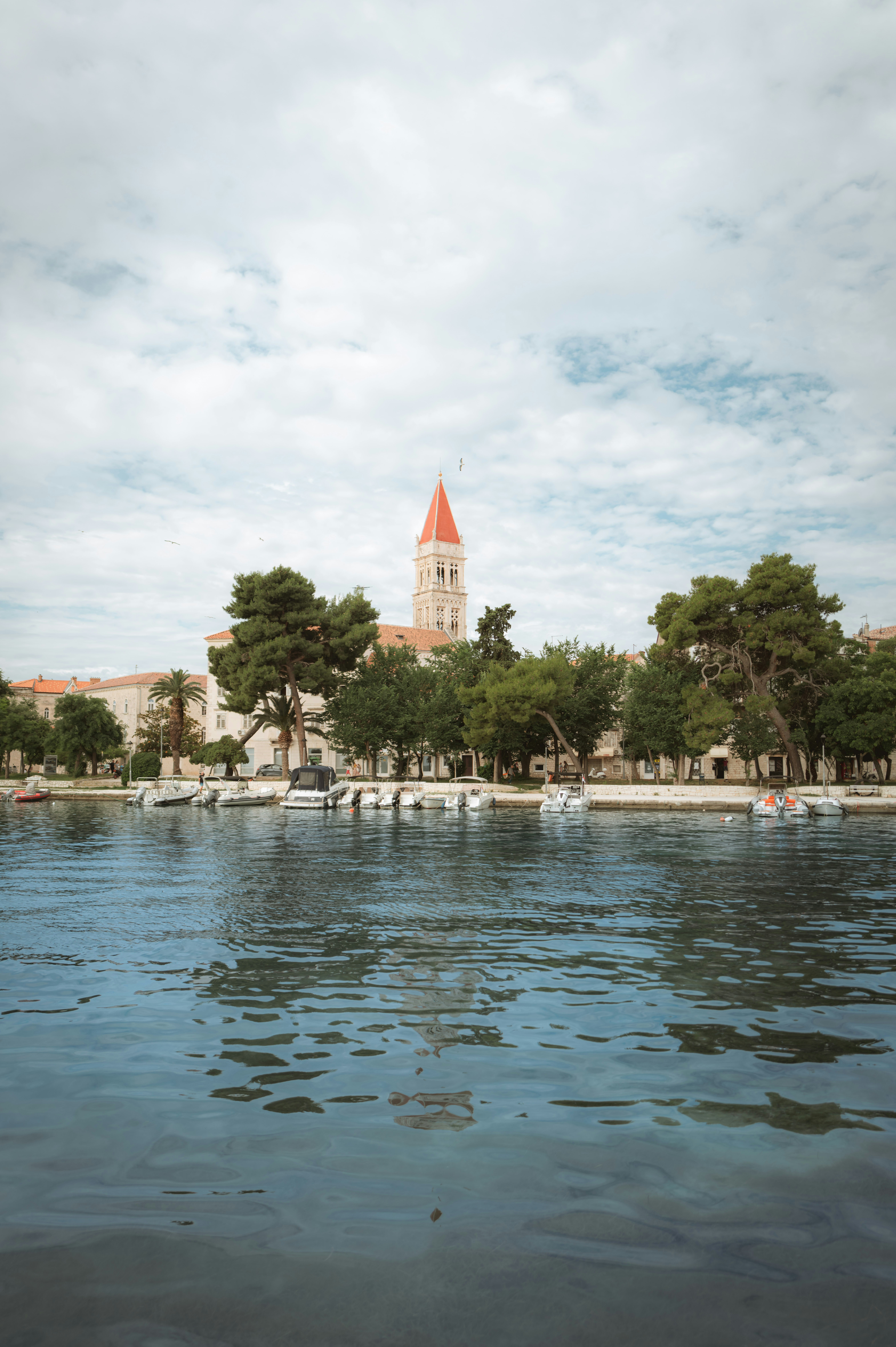 a large body of water with boats in it