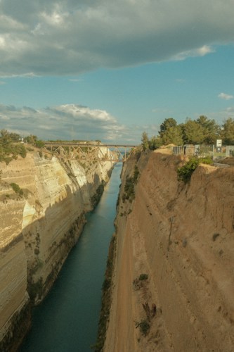 Corinth Canal: Greece's Narrow Cut Through Rock