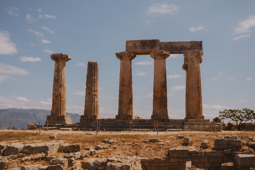 the ruins of the ancient city of delphinia,