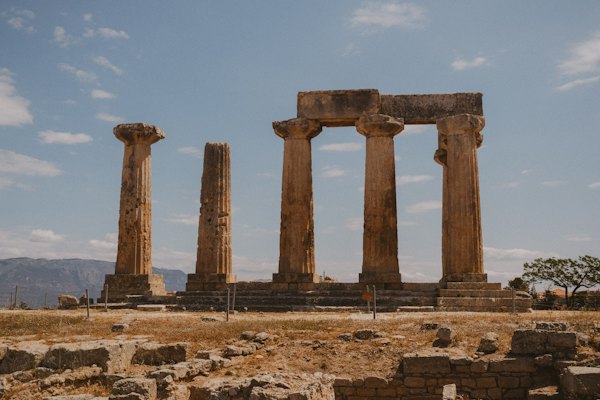The ruins of the ancient city of delphinia