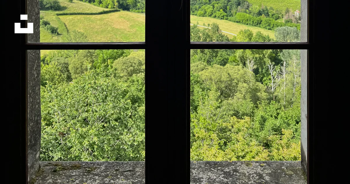 Unsplash Window A window with a view of a lush green field photo – Free Window Image on ...