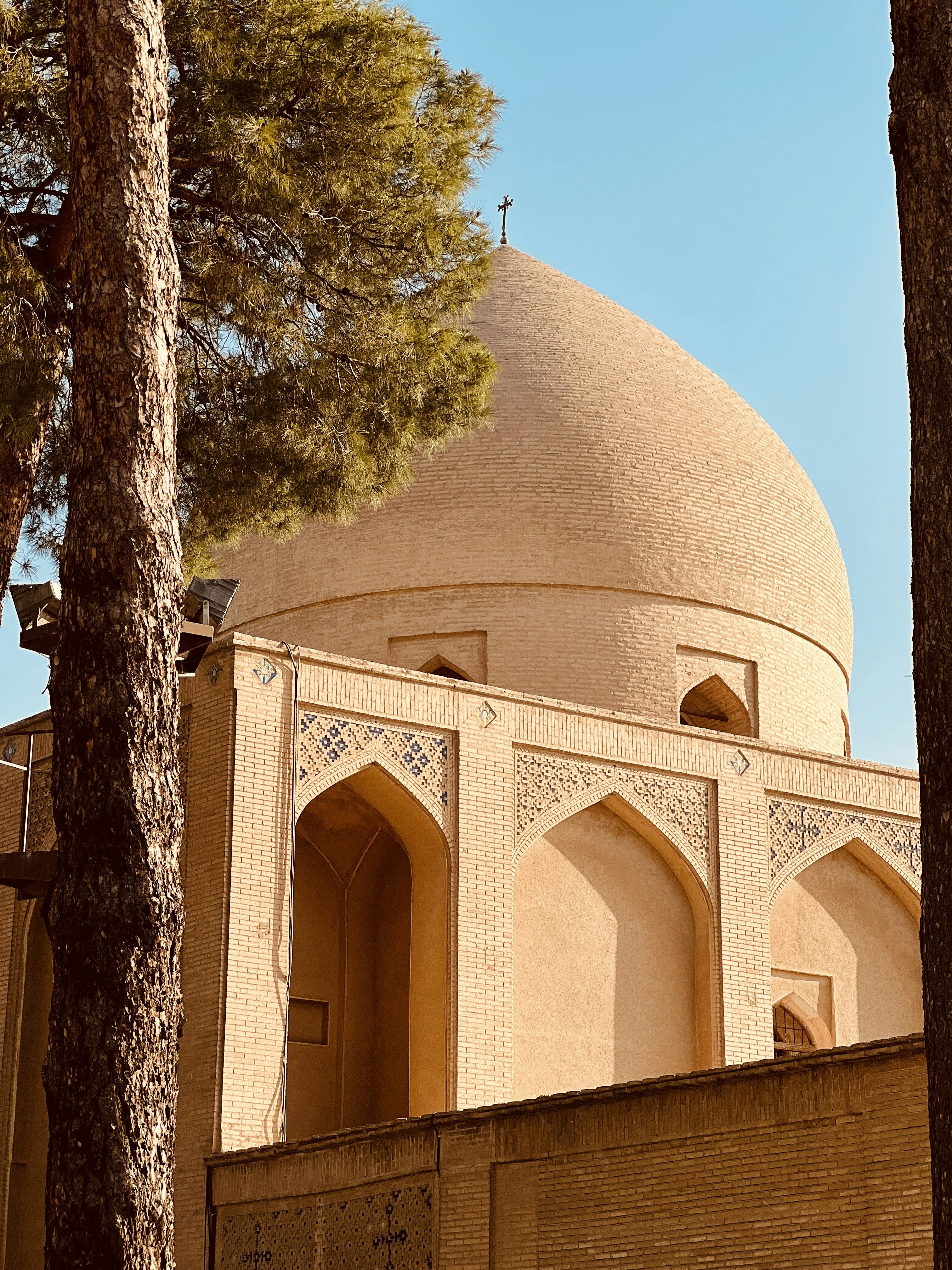 a large white building with a dome on top of it