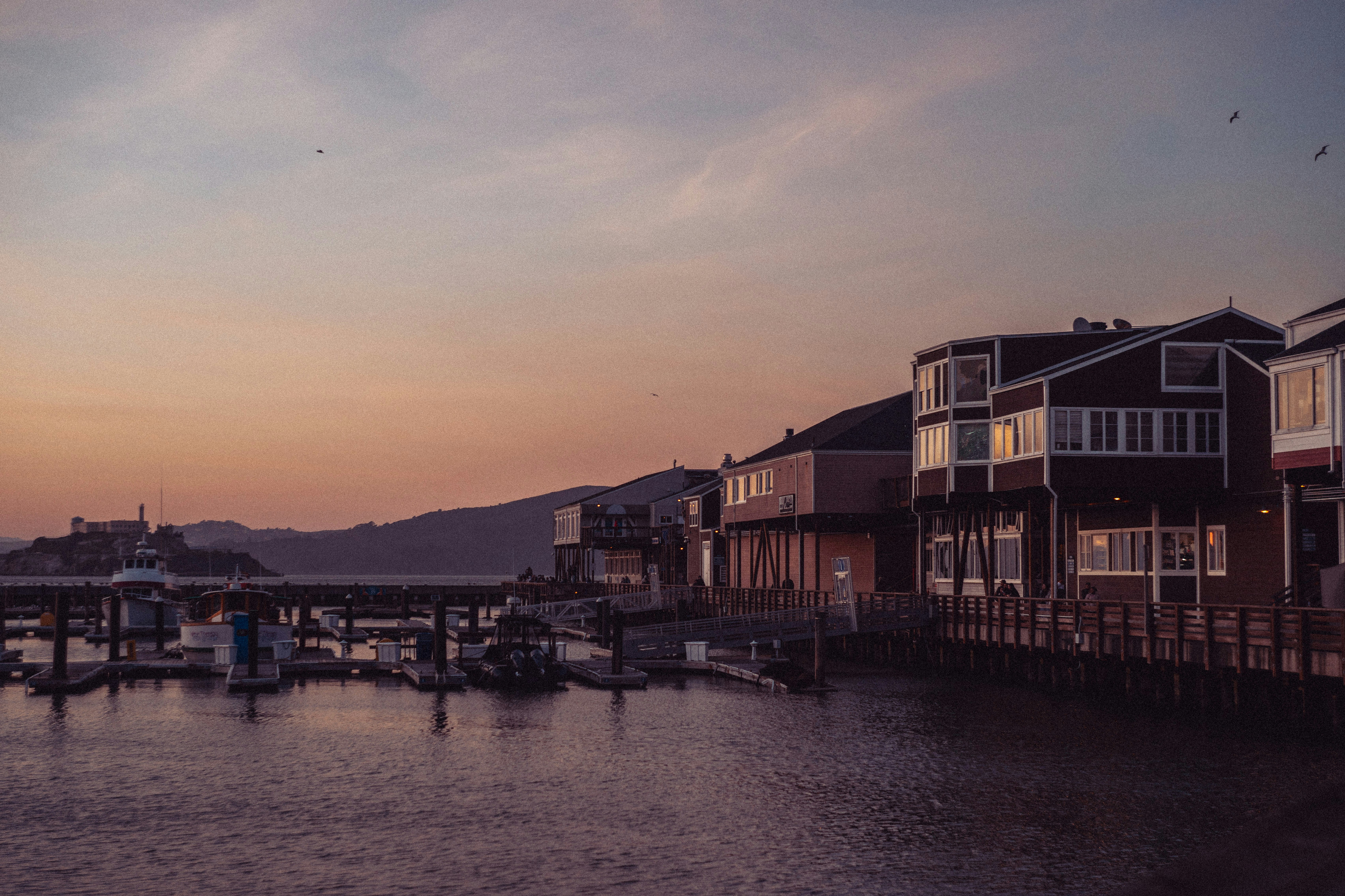 a body of water that has a bunch of houses on it