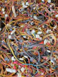 a pile of wires and wires in a pile