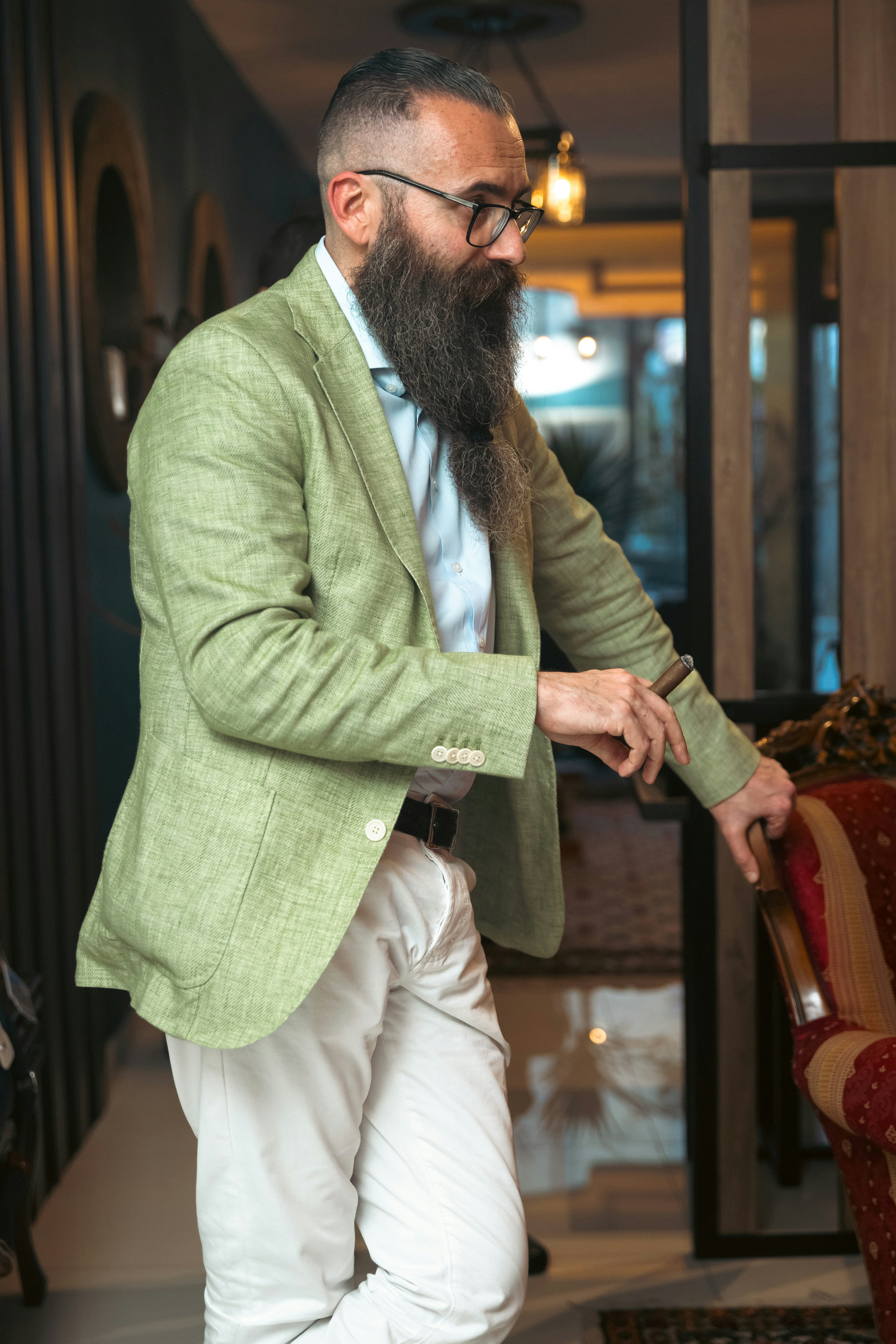 Tailored Linen Blazer