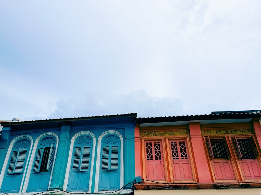 普吉老城中葡風格騎樓建築