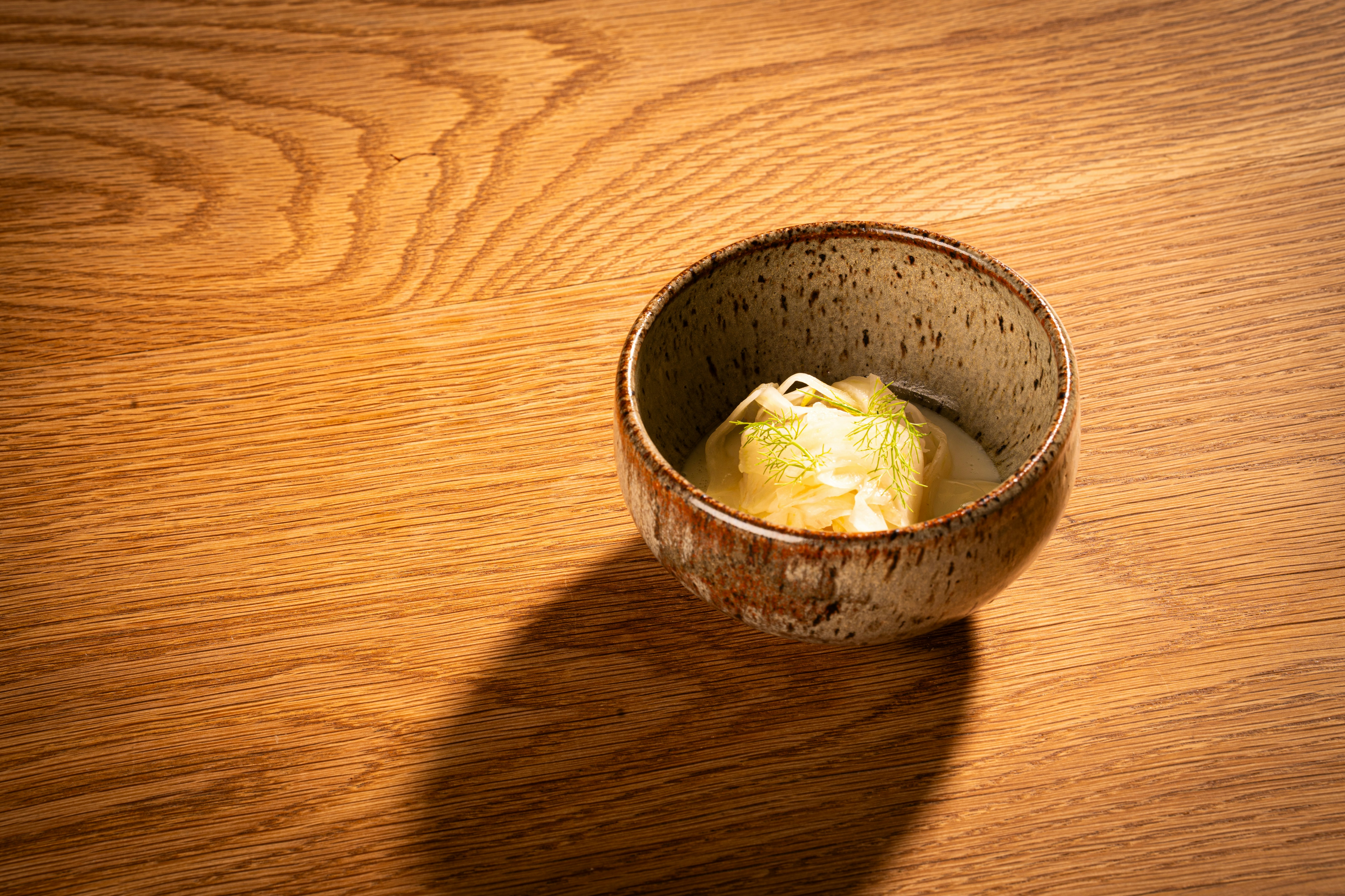 Traditional udon bowl