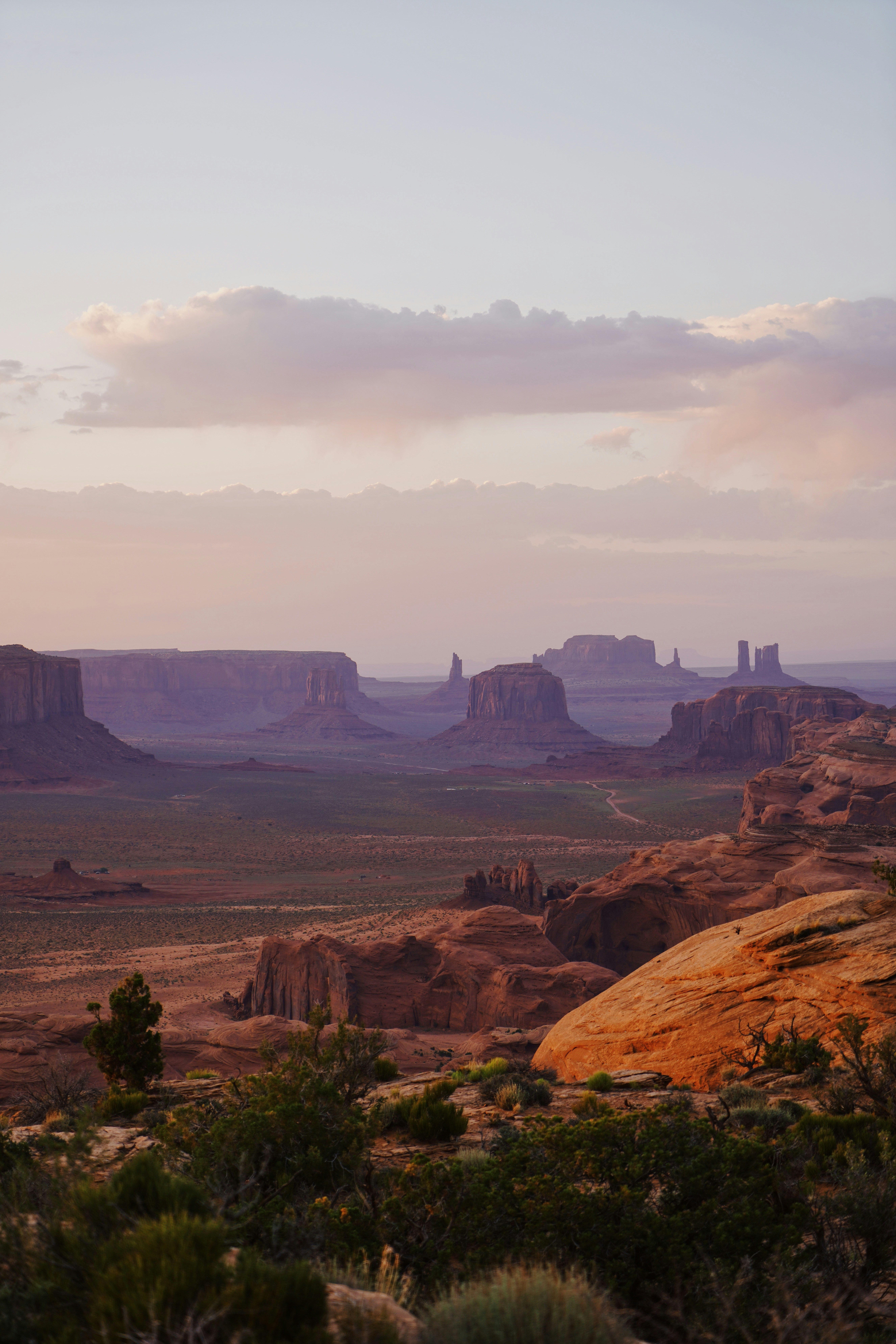 a view of the desert from a distance