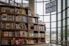 a large book shelf filled with lots of books