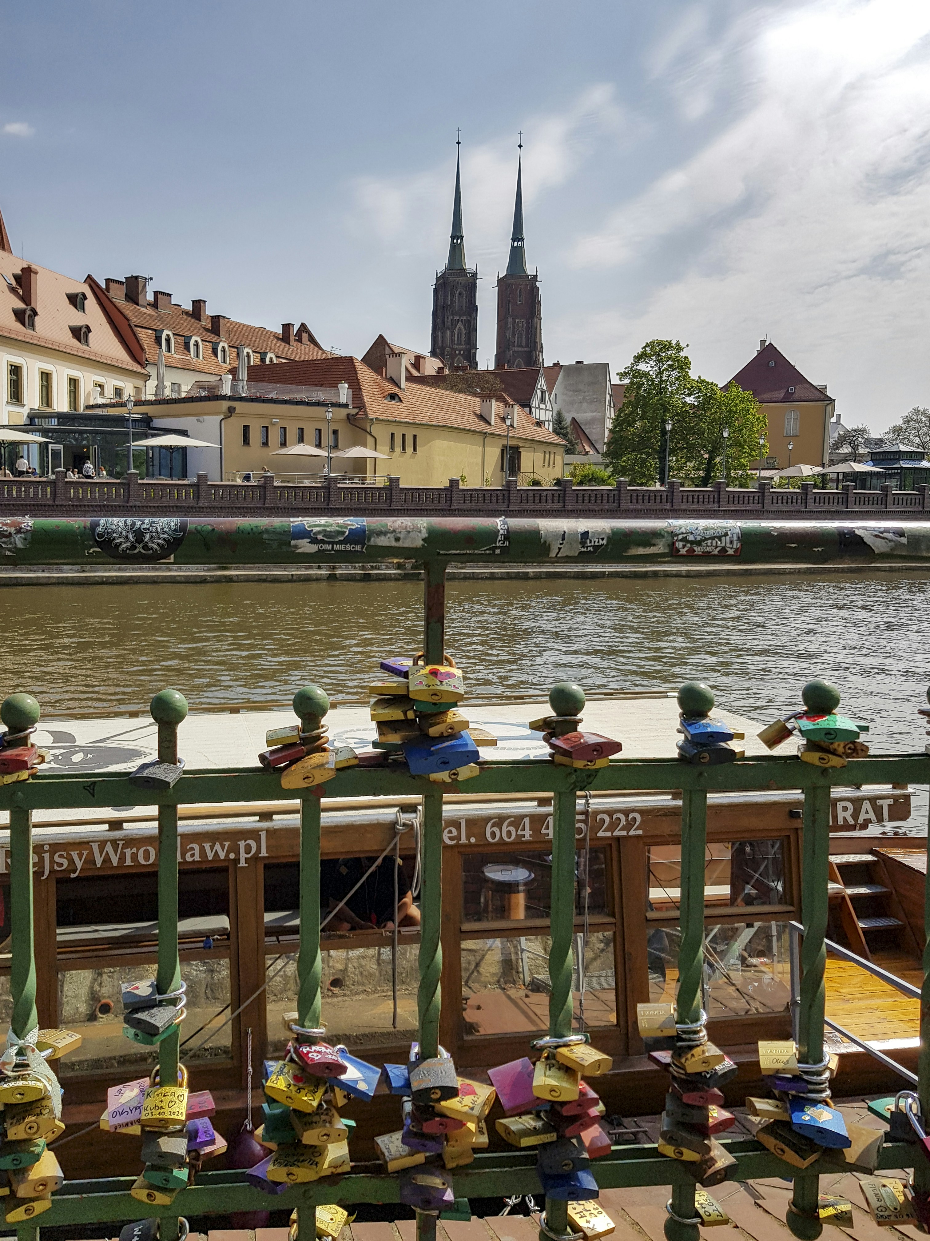 a bridge that has a bunch of locks on it
