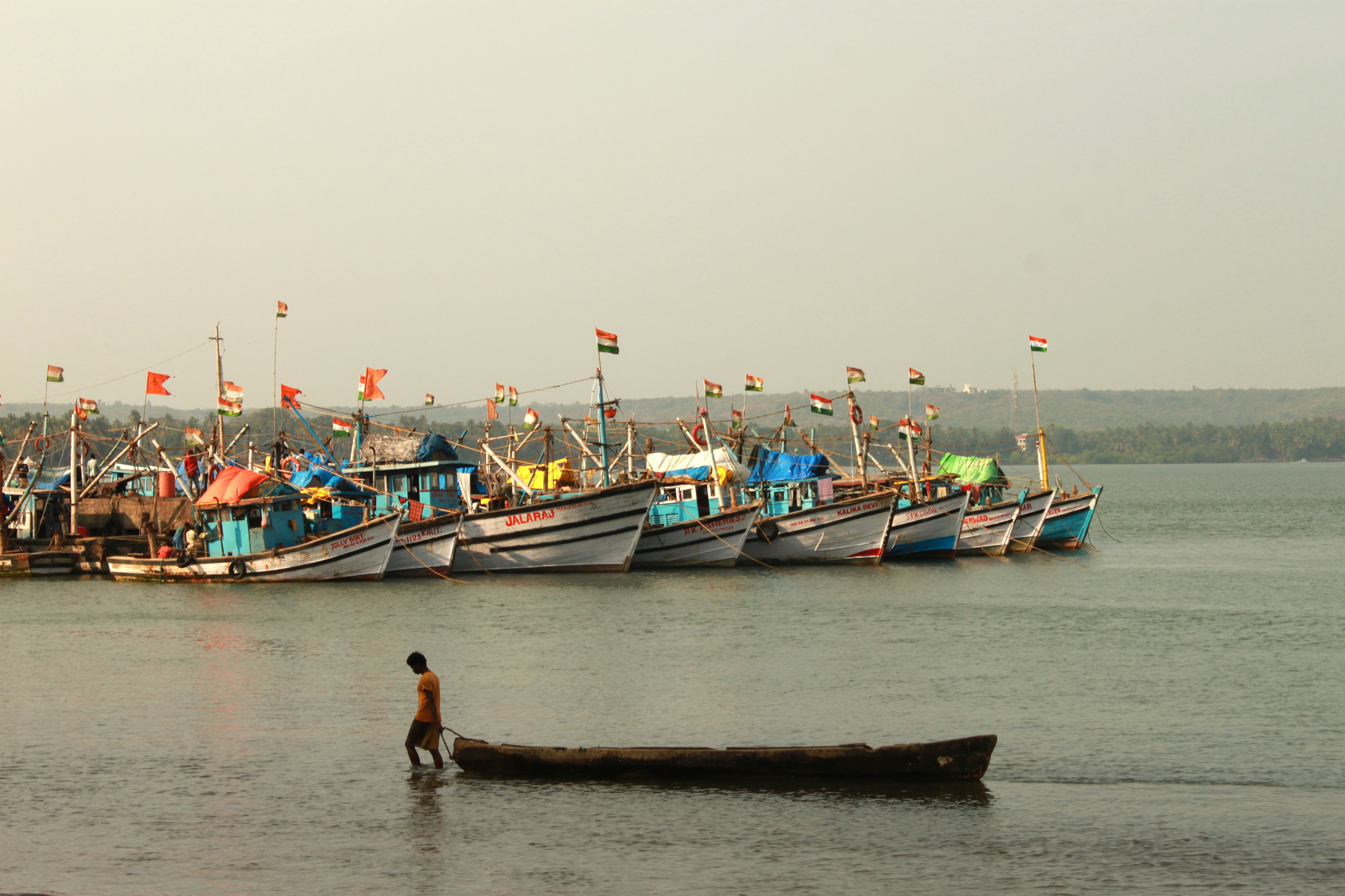 Amphawa Floating Market with Boats