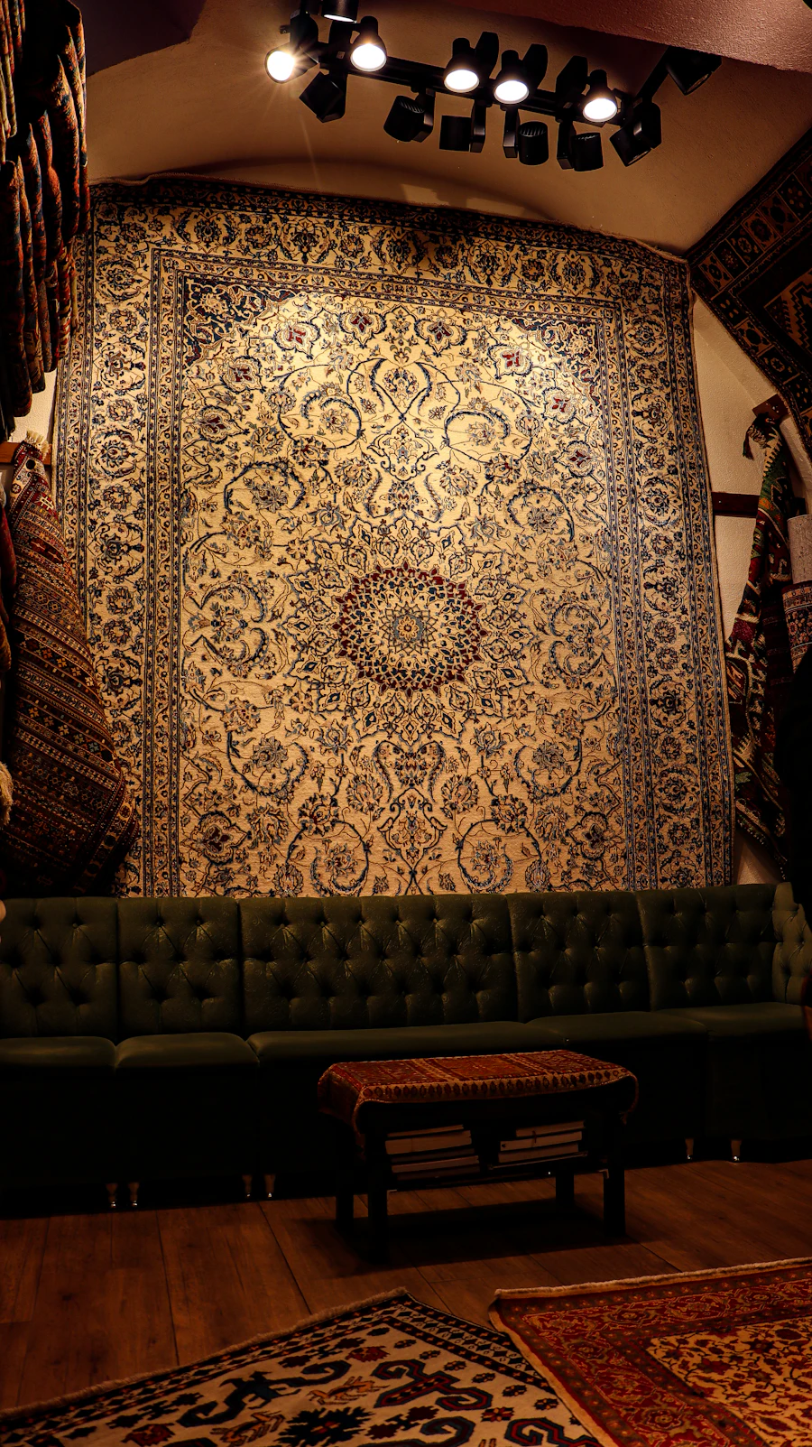 Beautiful rug in Southern California luxury home