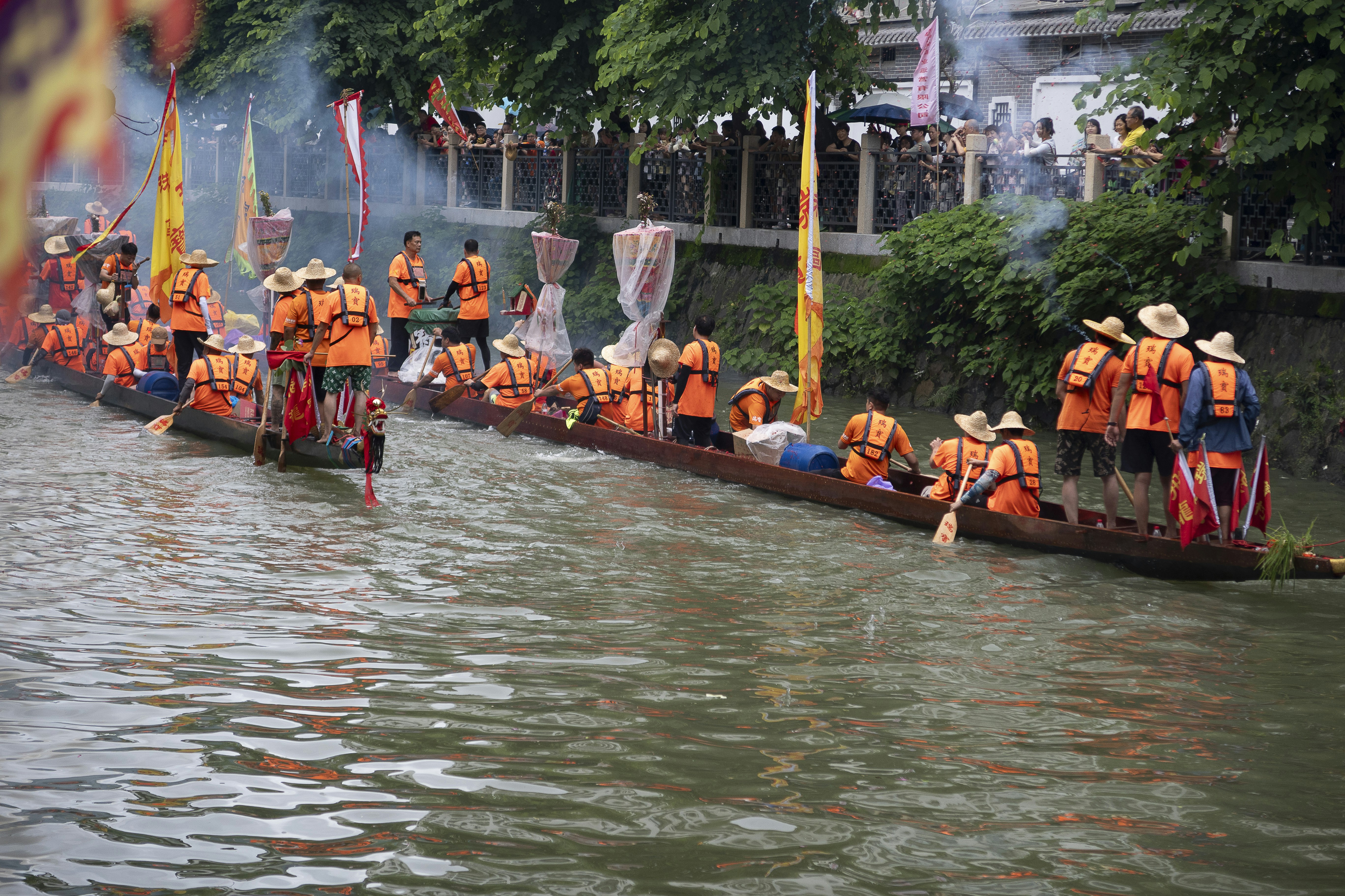 Volunteers working on canal restoration