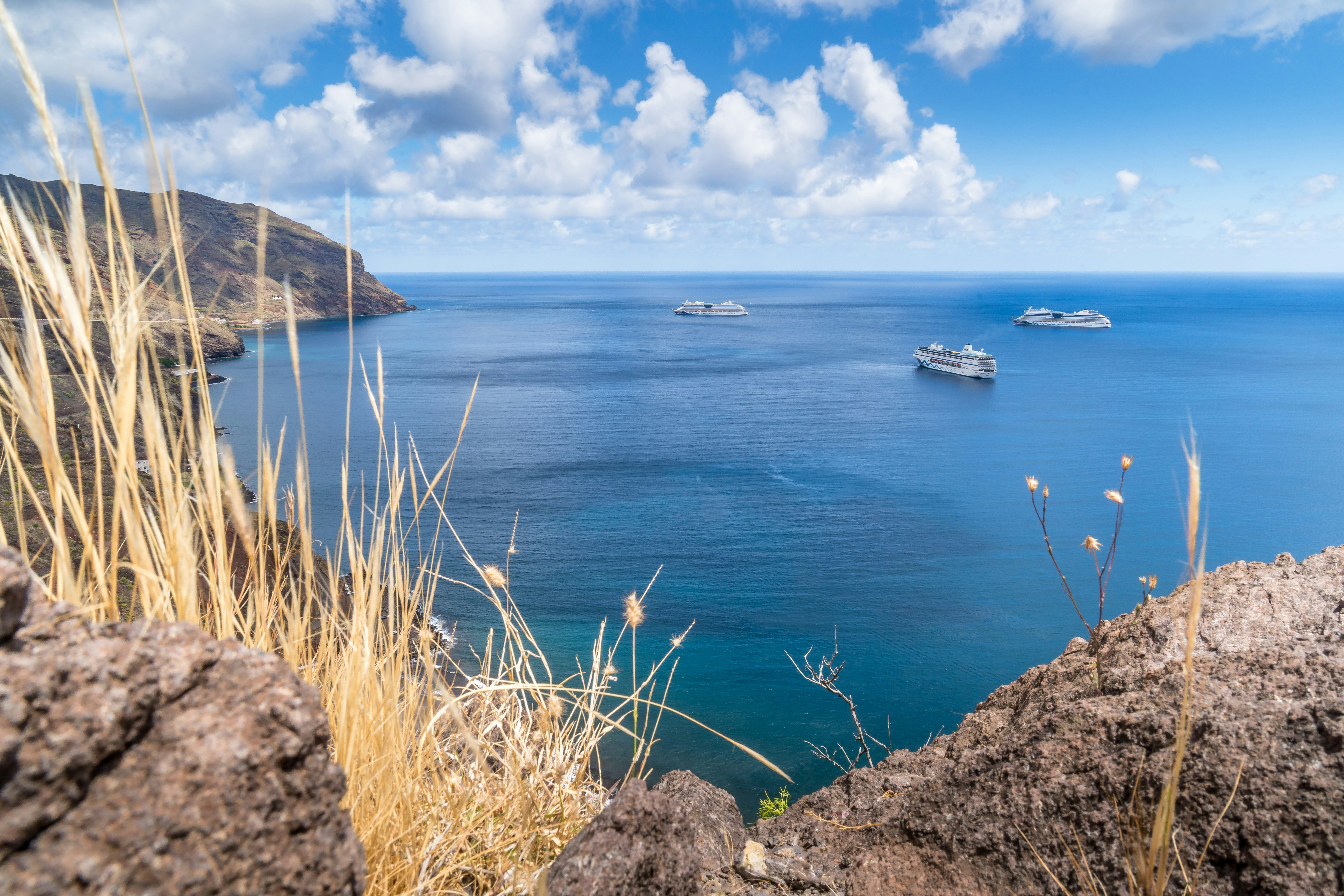 a couple of boats that are in the water