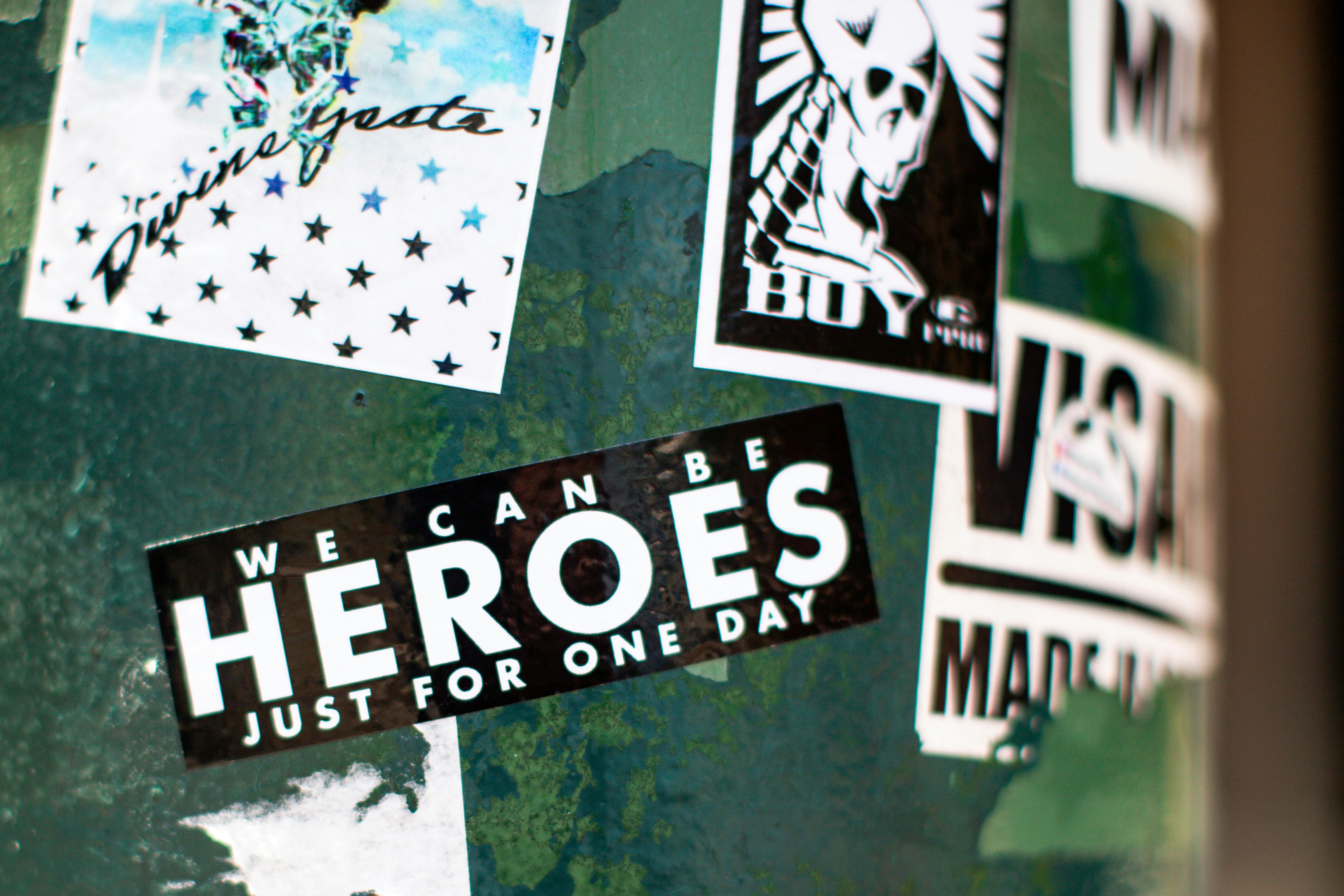 We Can Be Heroes sticker